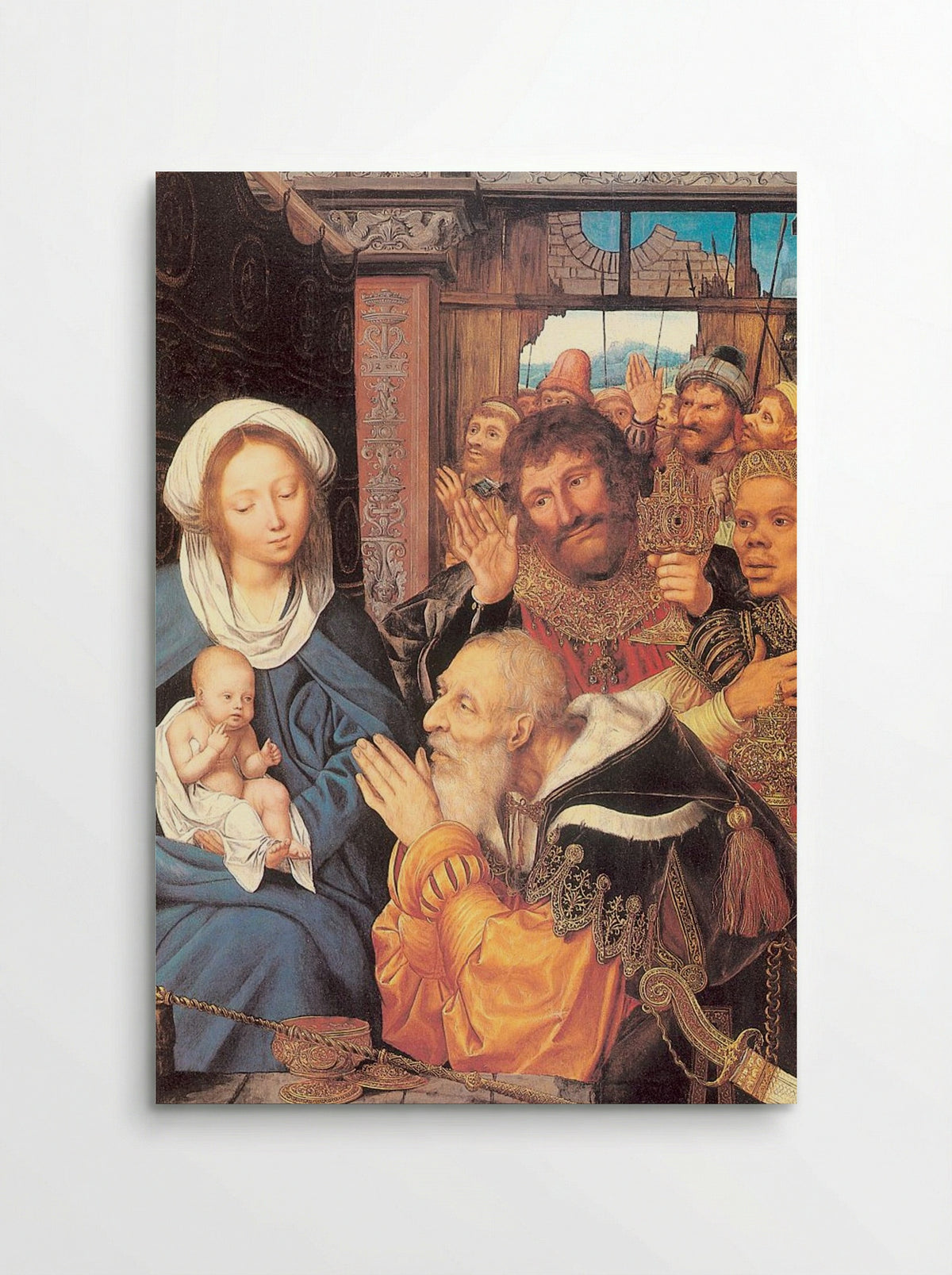 The Adoration of the Magi - Quinten Massys - Poster