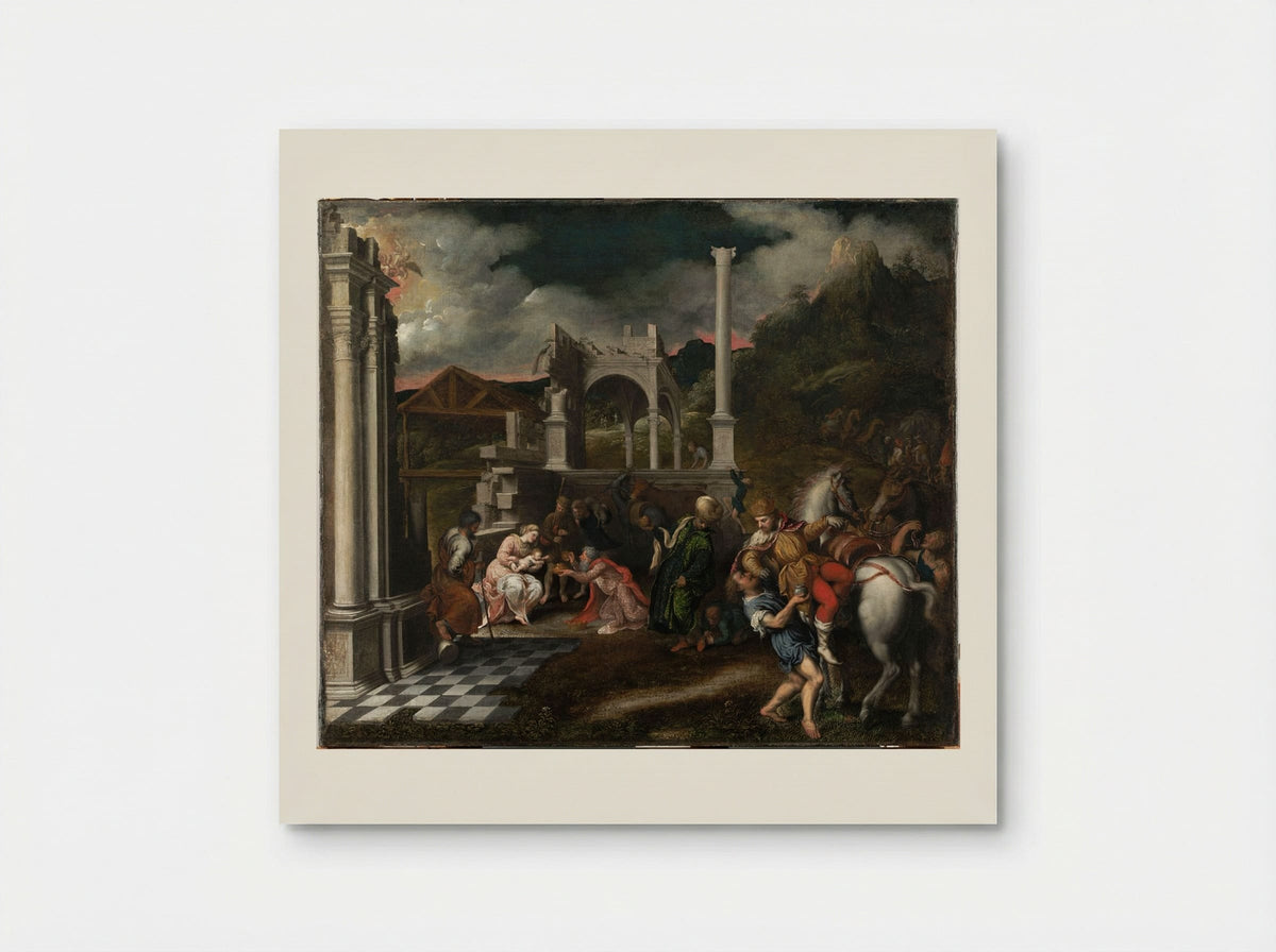 The Adoration of the Magi - Paris Bordone - Poster