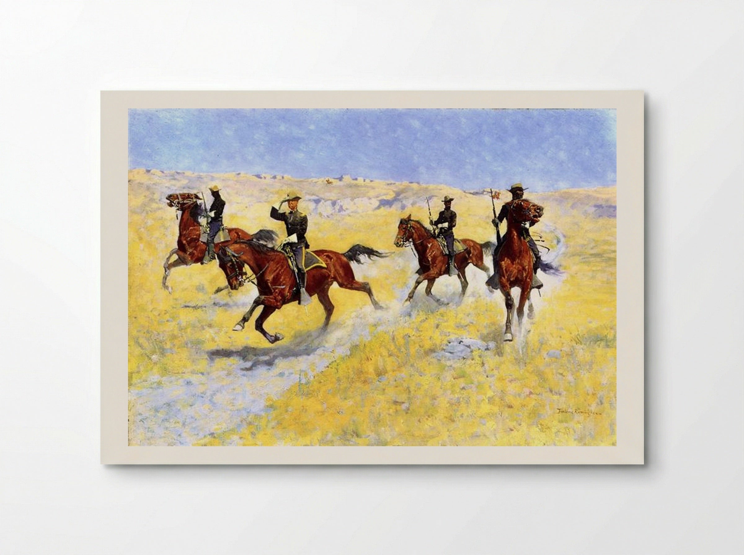 The Advance - Frederic Remington - Poster