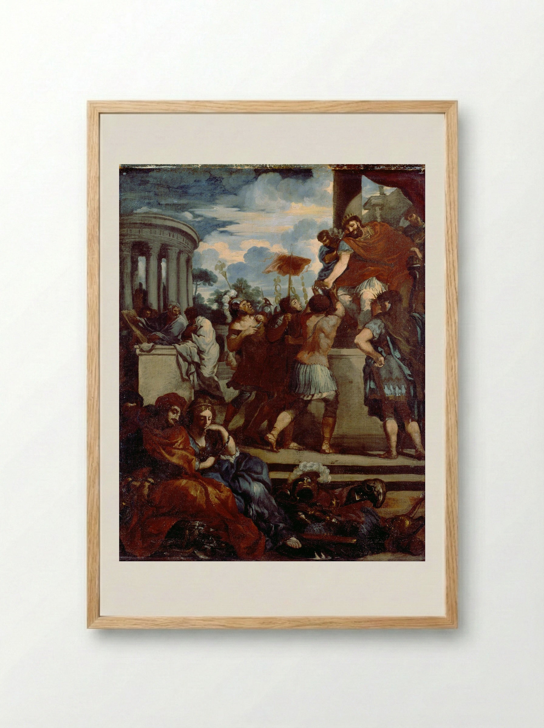 The Age of Bronze - Pietro da Cortona - Framed Print Wood
