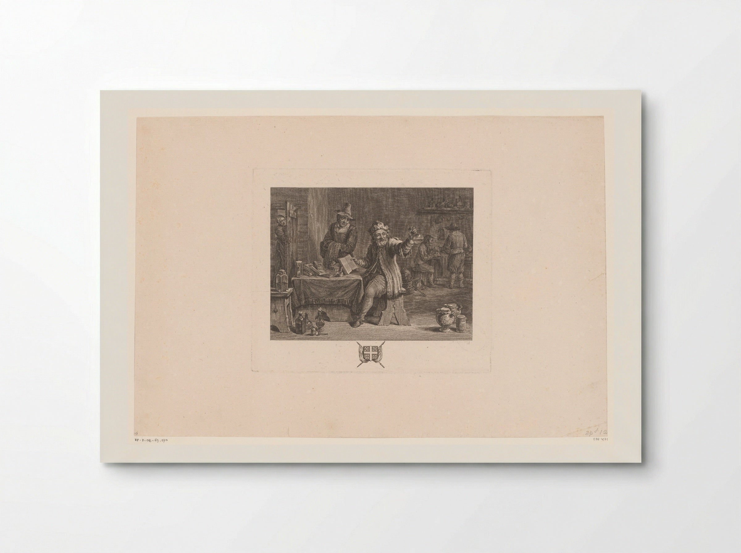 The Alchemist - Jacques-Philippe Le Bas - Poster