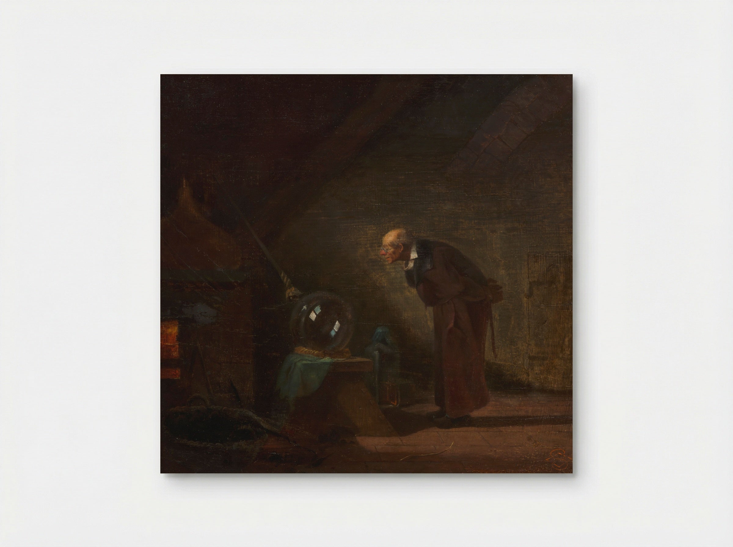 The Alchemist - Carl Spitzweg - Poster
