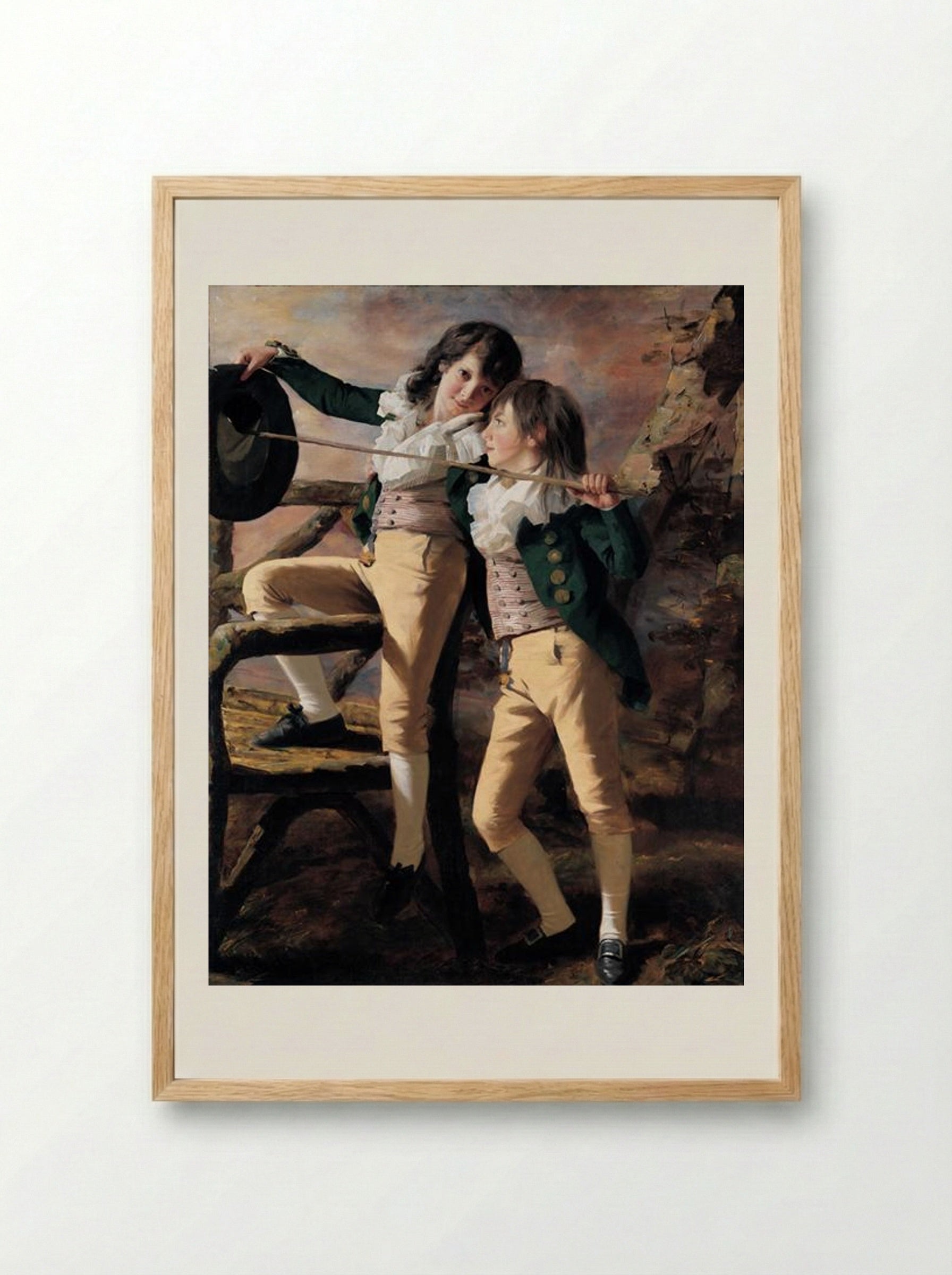 The Allen Brothers - Sir Henry Raeburn - Framed Print Wood