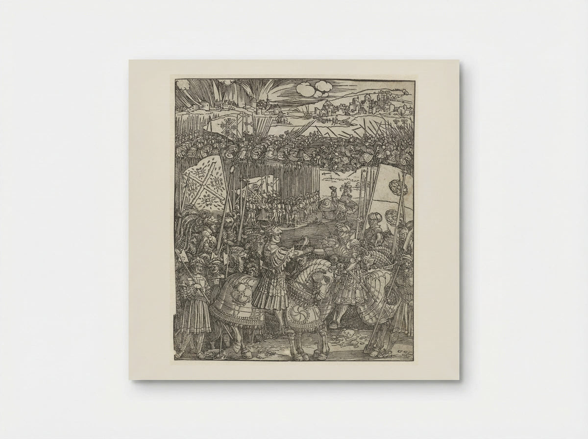 The Alliance of Emperor Maximilian I and Henry VII of England - Albrecht Dürer - Poster