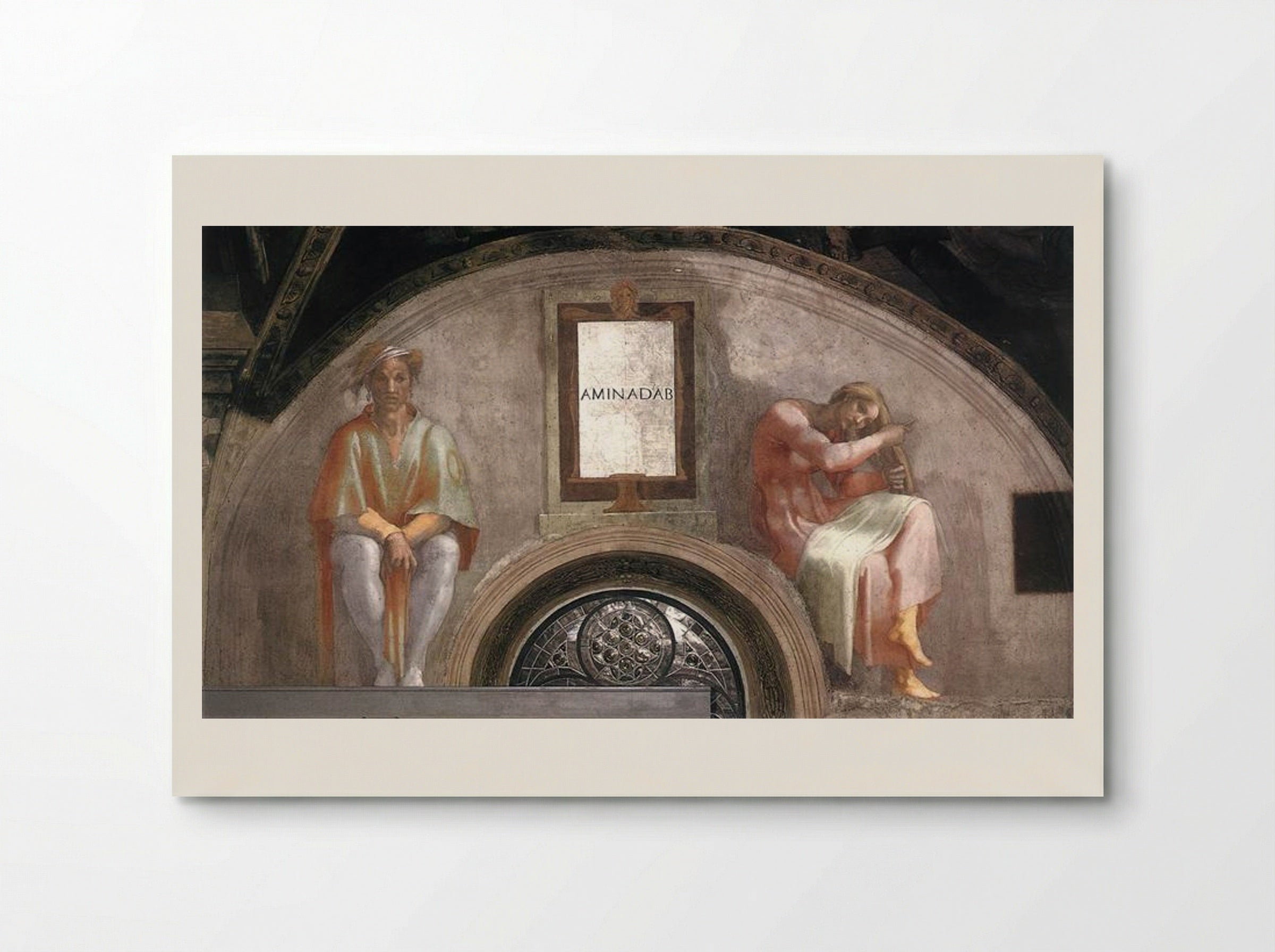 The Ancestors of Christ: Aminadab - Michelangelo Buonarroti - Poster