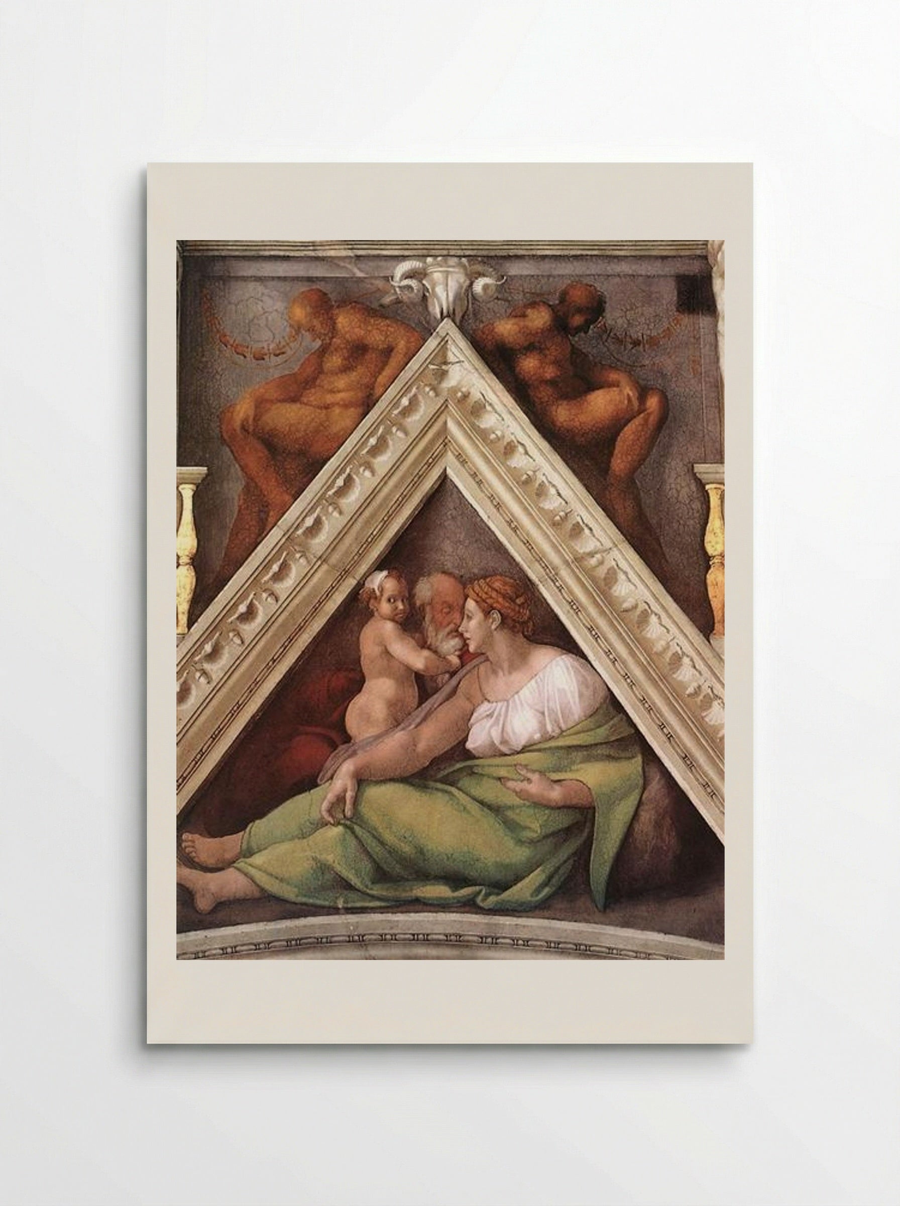 The Ancestors of Christ: Hezekiah - Michelangelo Buonarroti - Poster