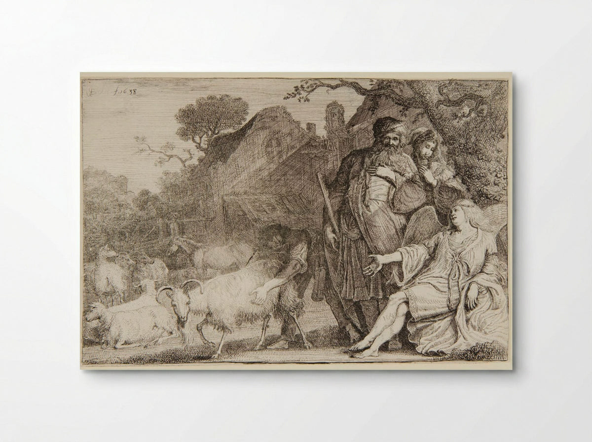 The Angel Promises Abraham a Son - Gerrit Claesz. Bleker - Poster