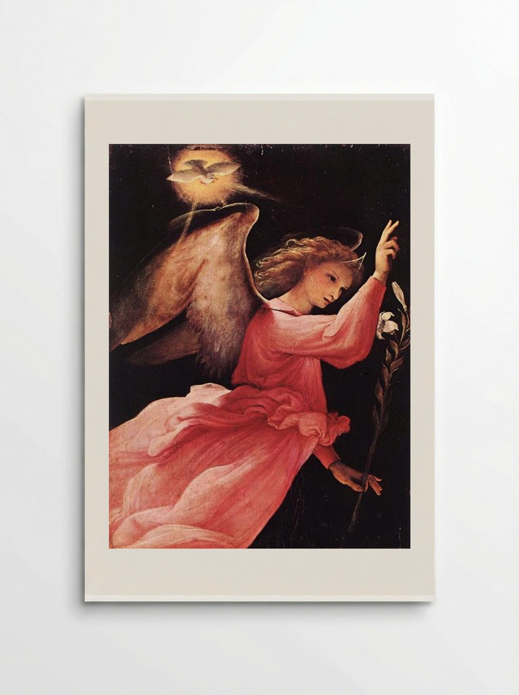 The Angel of the Annunciation - Lorenzo Lotto - Poster
