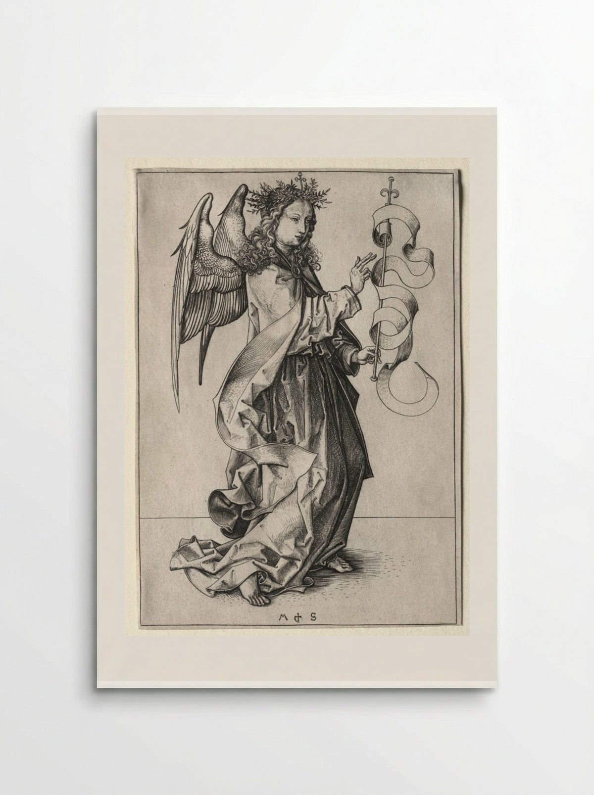 The Angel of the Annunciation - Martin Schongauer - Poster