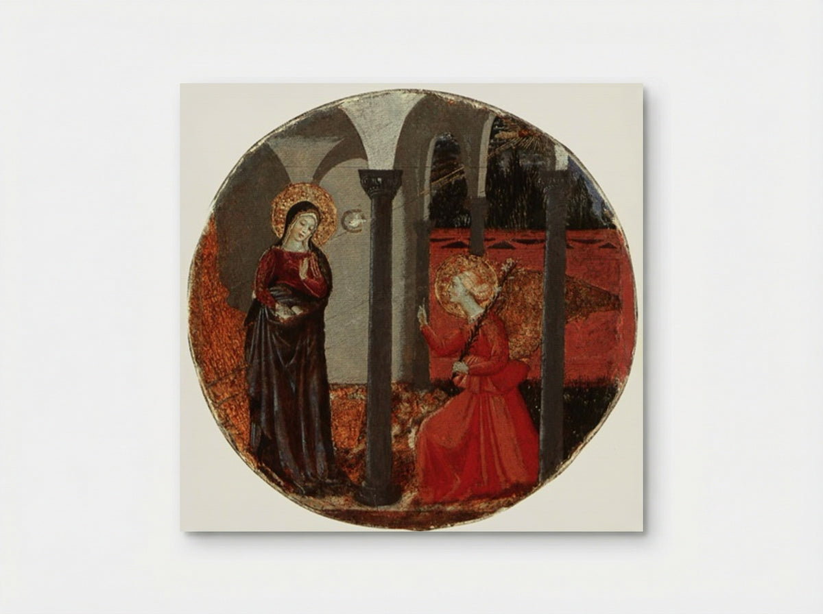 The Annunciation (Tondo) - Benozzo Gozzoli - Poster