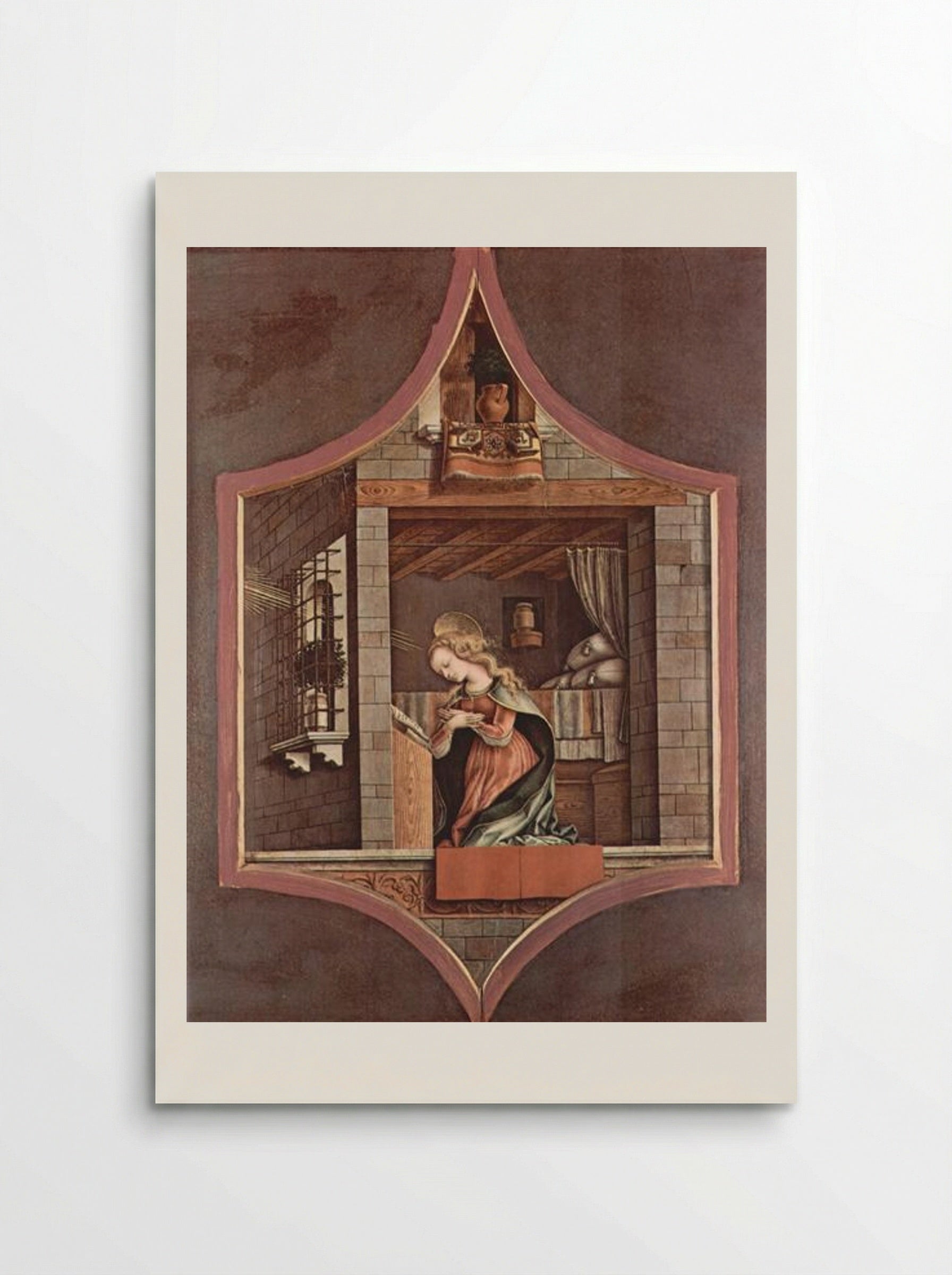 The Annunciation with Saint Emidius - Carlo Crivelli - Poster