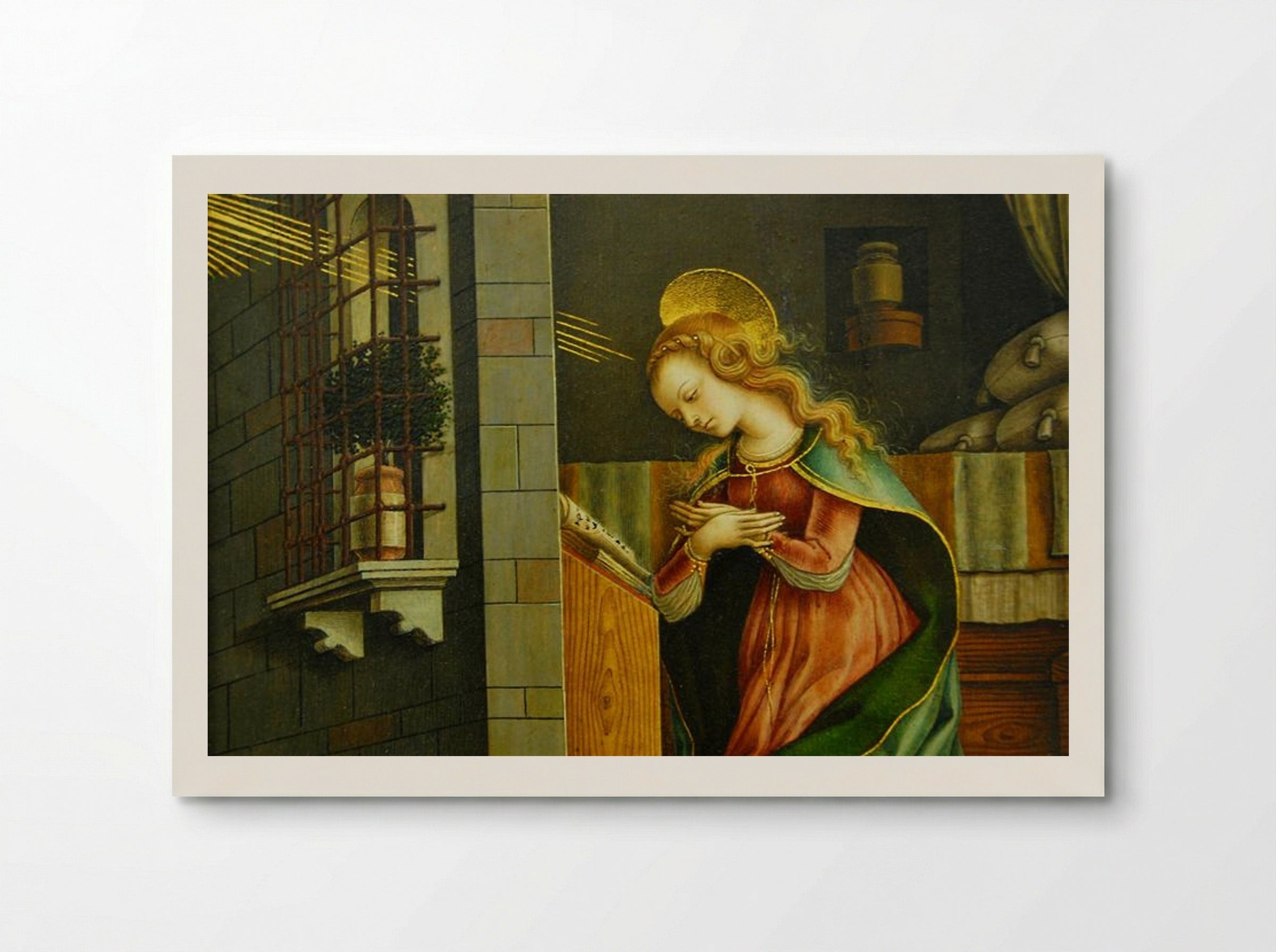 The Annunciation with Saint Emidius - Carlo Crivelli - Poster