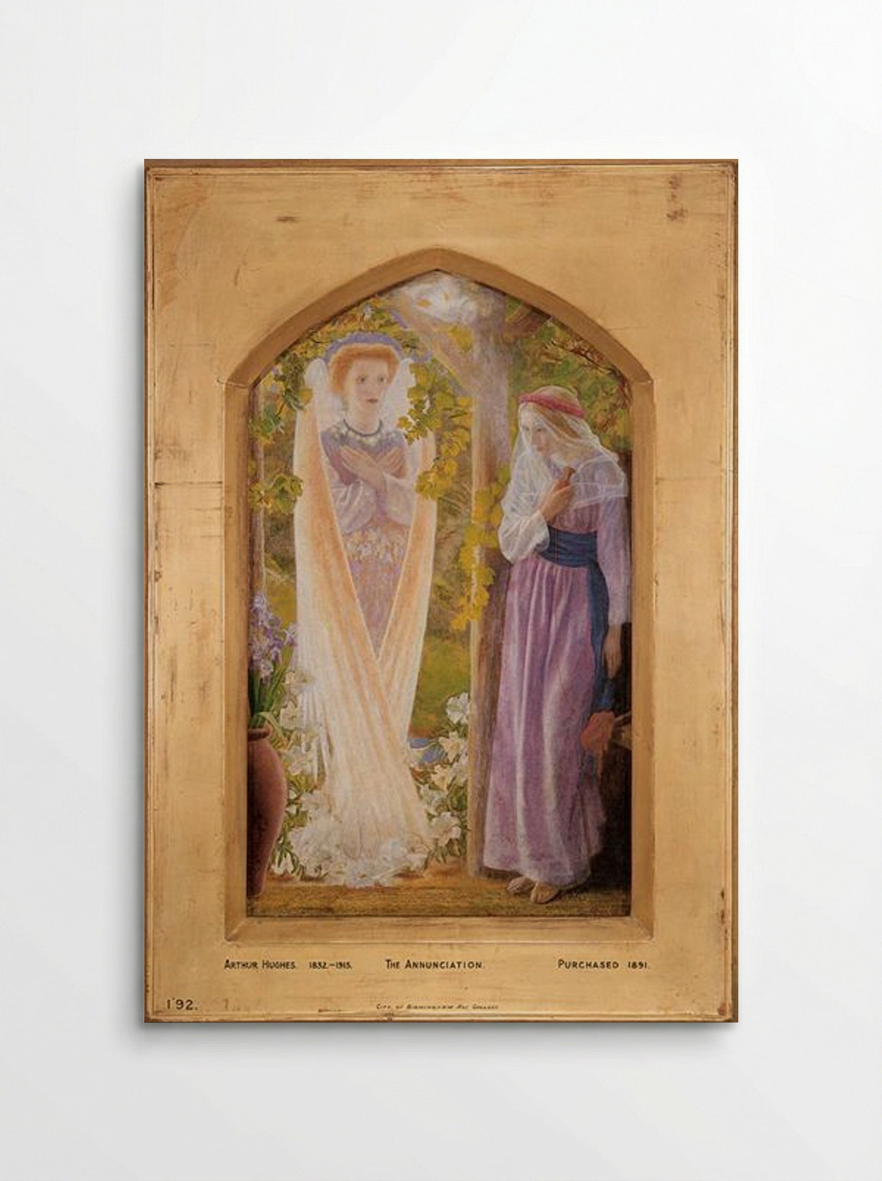 The Annunciation - Arthur Hughes - Poster