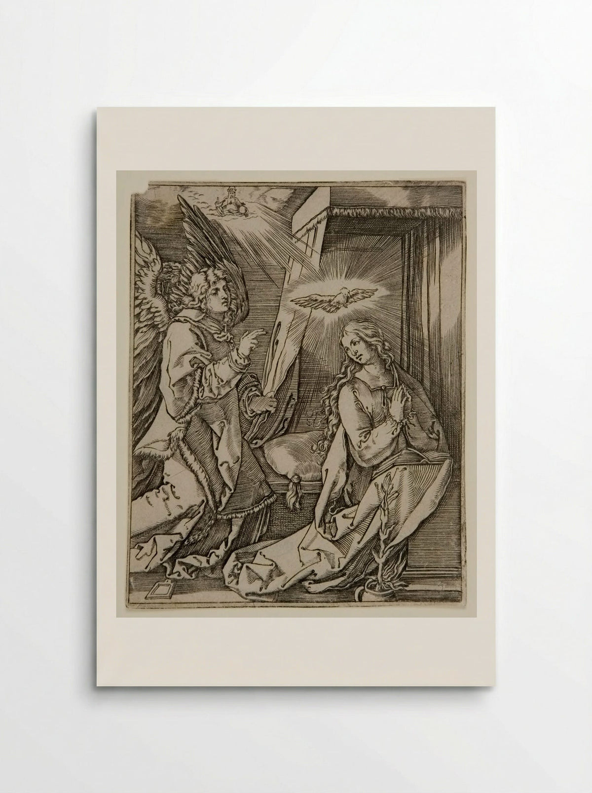 The Annunciation - Marcantonio Raimondi - Poster