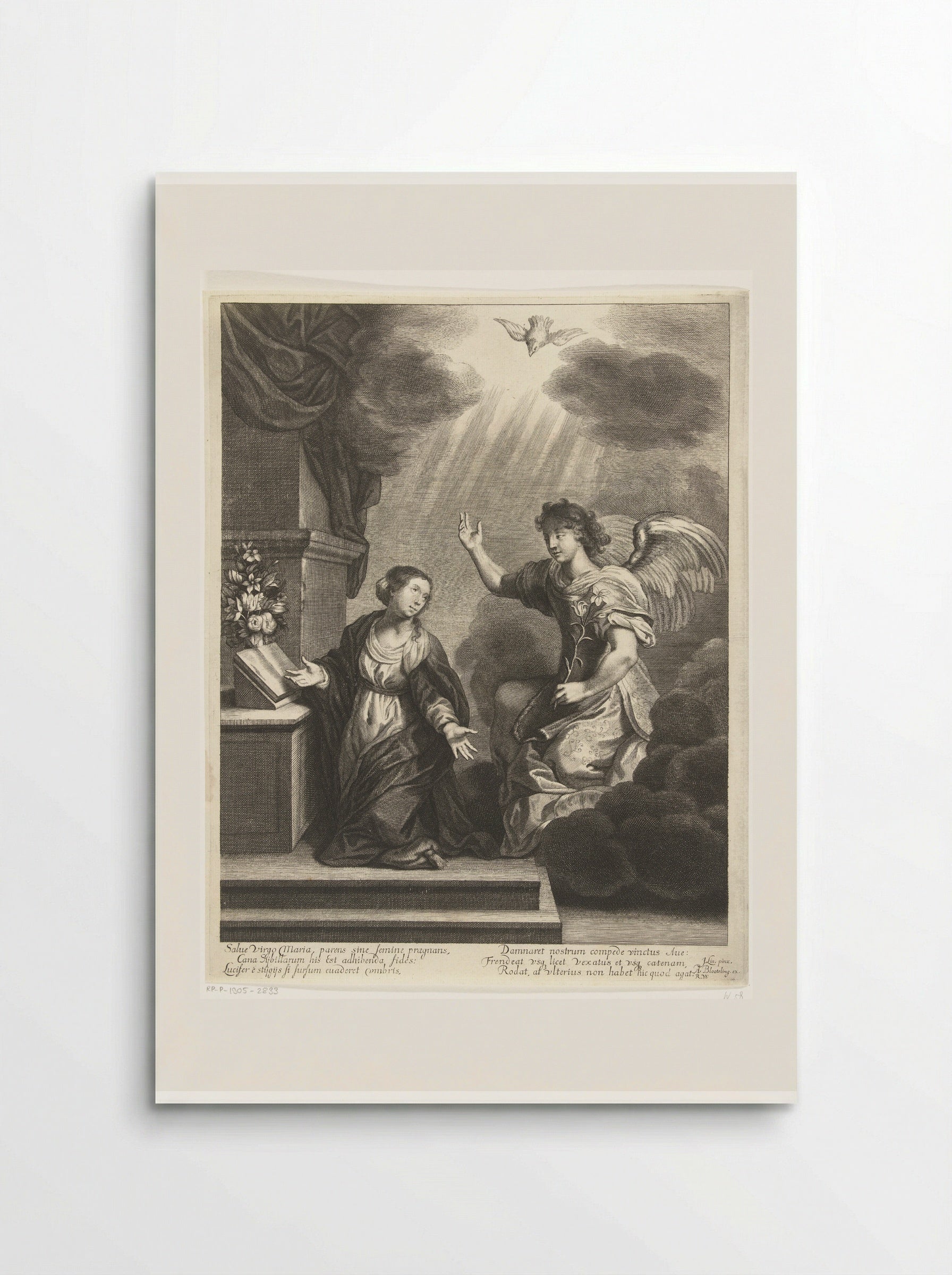 The Annunciation - Abraham Bloteling - Poster