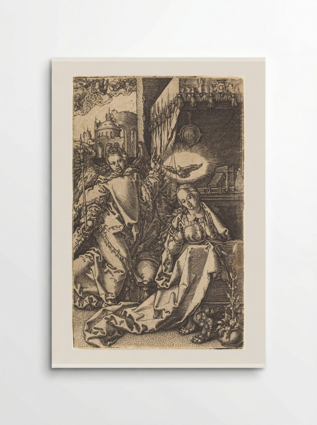 The Annunciation - Heinrich Aldegrever - Poster