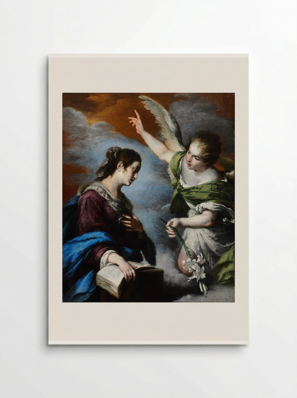 The Annunciation - Bernardo Strozzi - Poster
