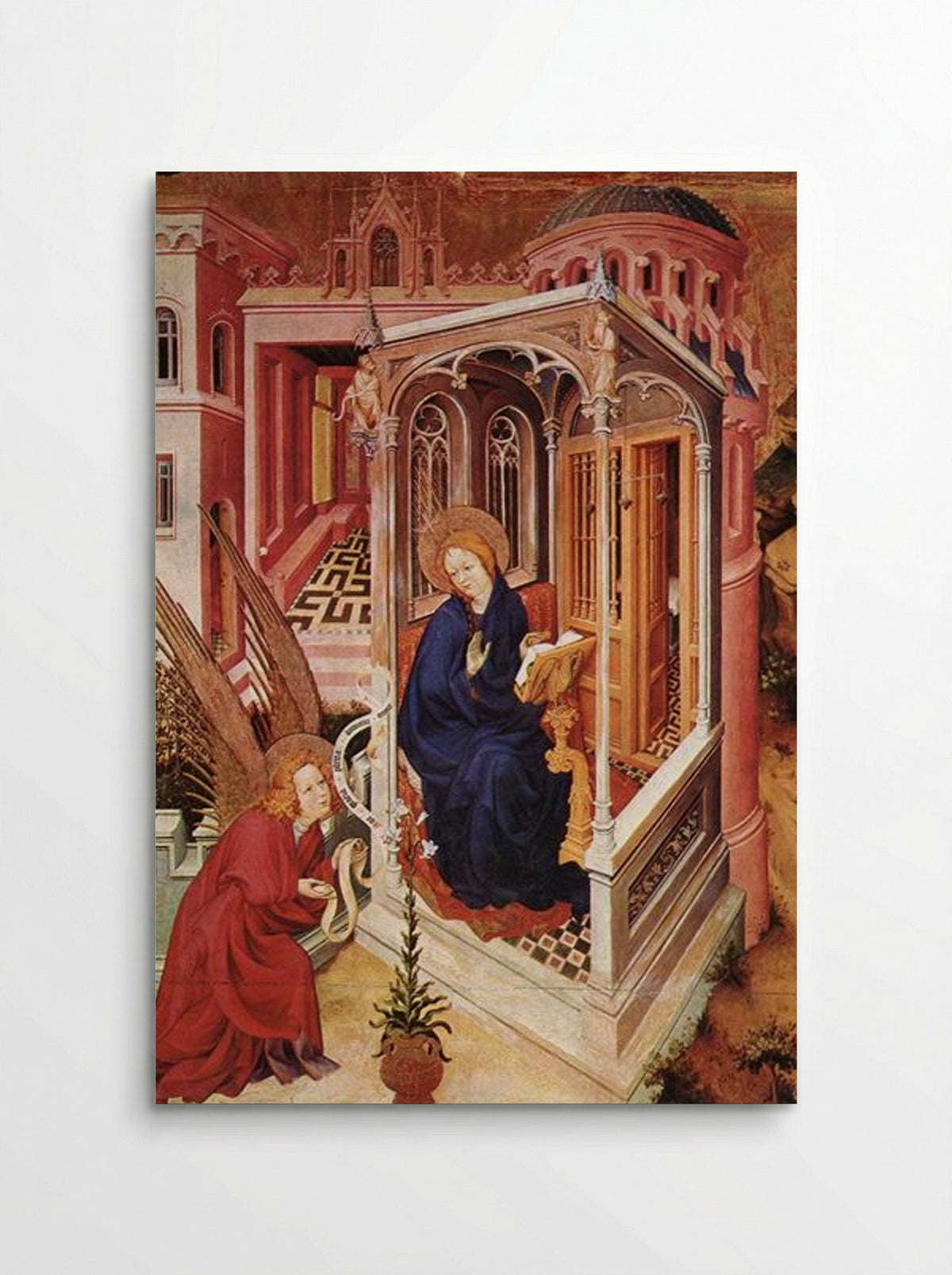 The Annunciation - Melchior Broederlam - Poster