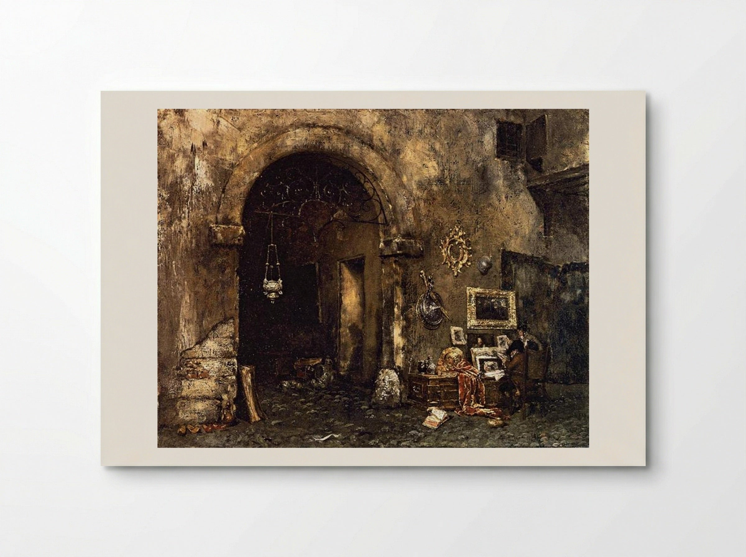 The Antiquary Shop - William Merritt Chase - Poster