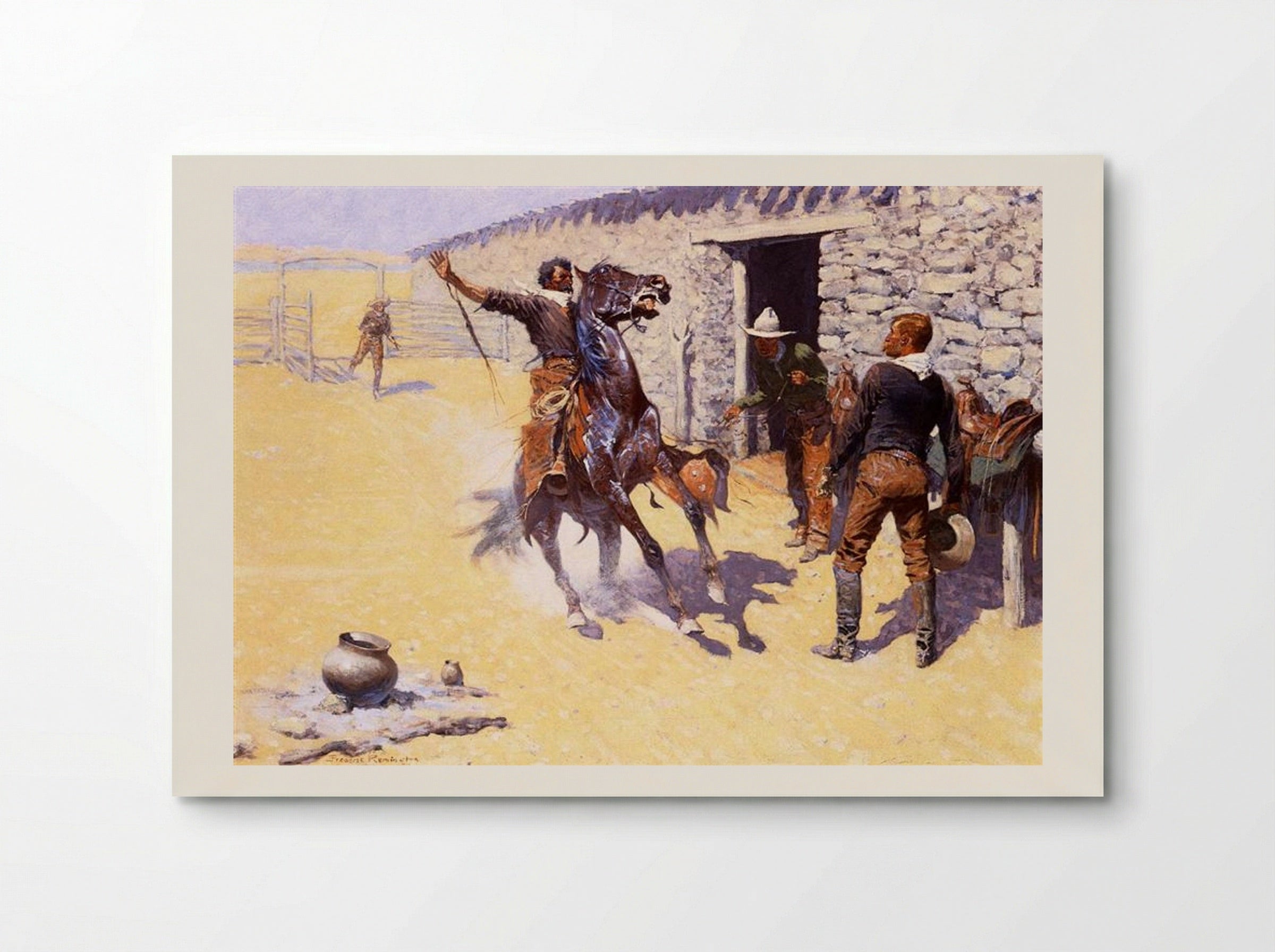 The Apaches - Frederic Remington - Poster