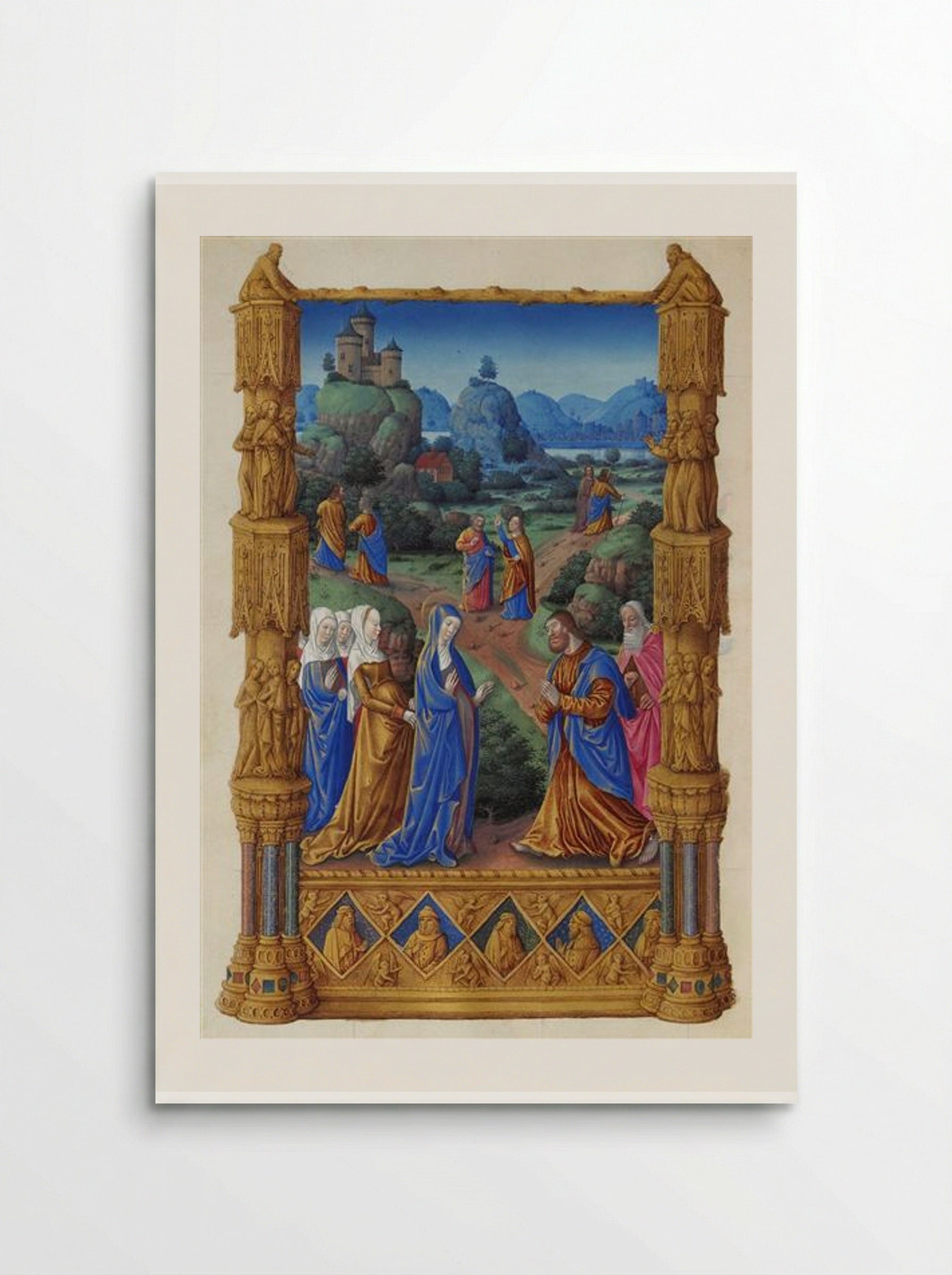 The Apostles Going Forth to Preach - Limbourg brothers - Poster