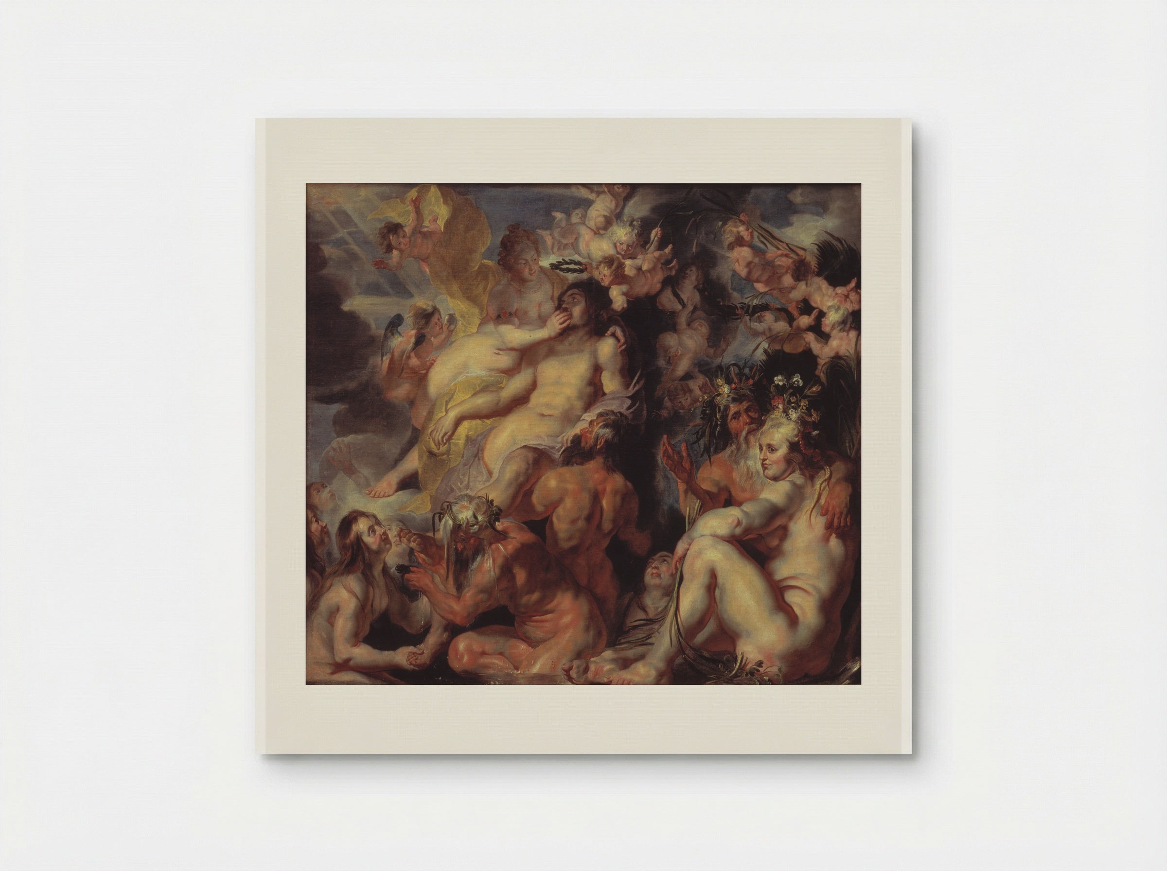 The Apotheosis of Aeneas - Jacob Jordaens - Poster