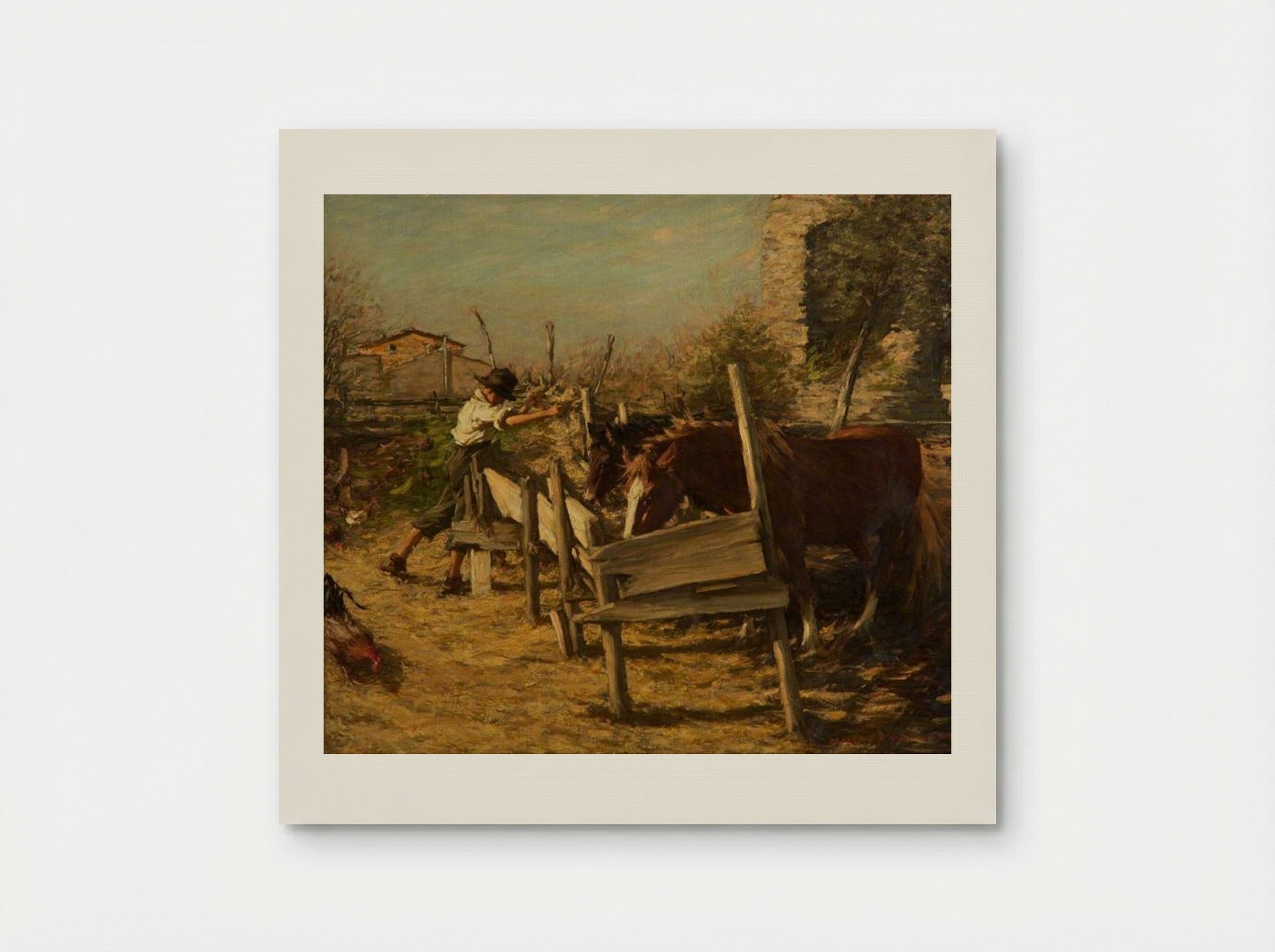 The Appian Way - Henry Herbert La Thangue - Poster