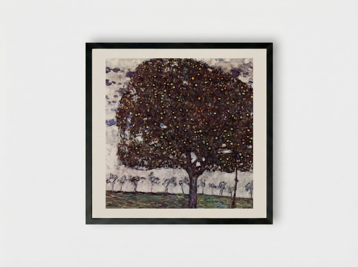 The Apple Tree I - Gustav Klimt - Framed Print Black