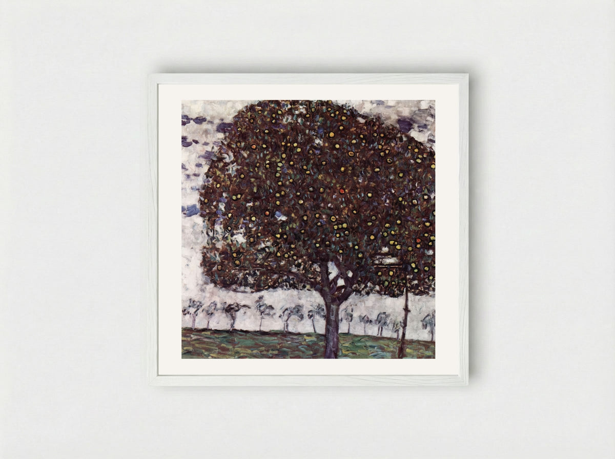 The Apple Tree I - Gustav Klimt - Framed Print White
