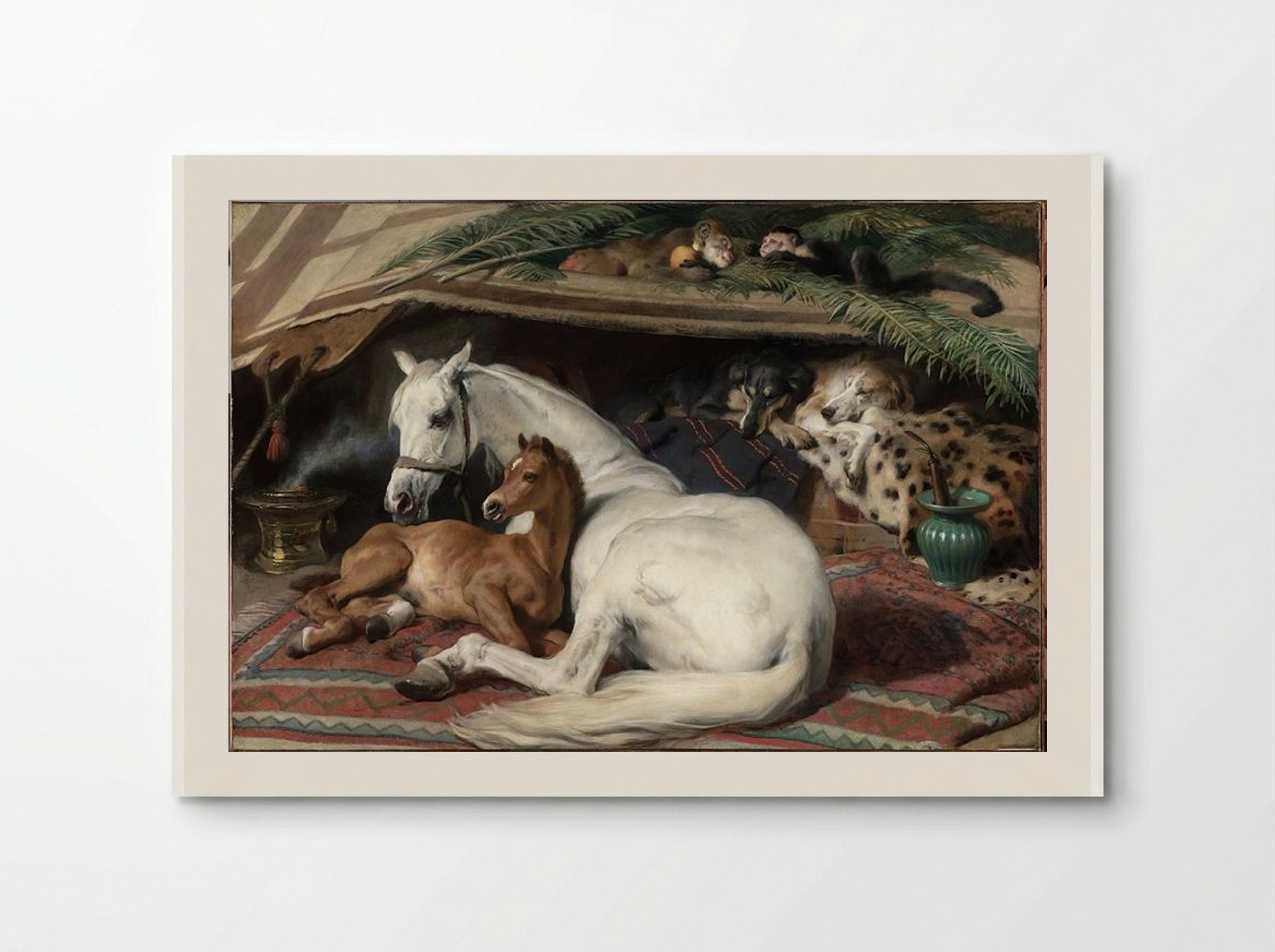 The Arab Tent - Edwin Henry Landseer - Poster