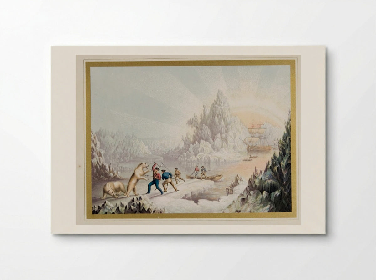 The Arctic Expedition in Search of Sir John Franklin - George Baxter - Poster