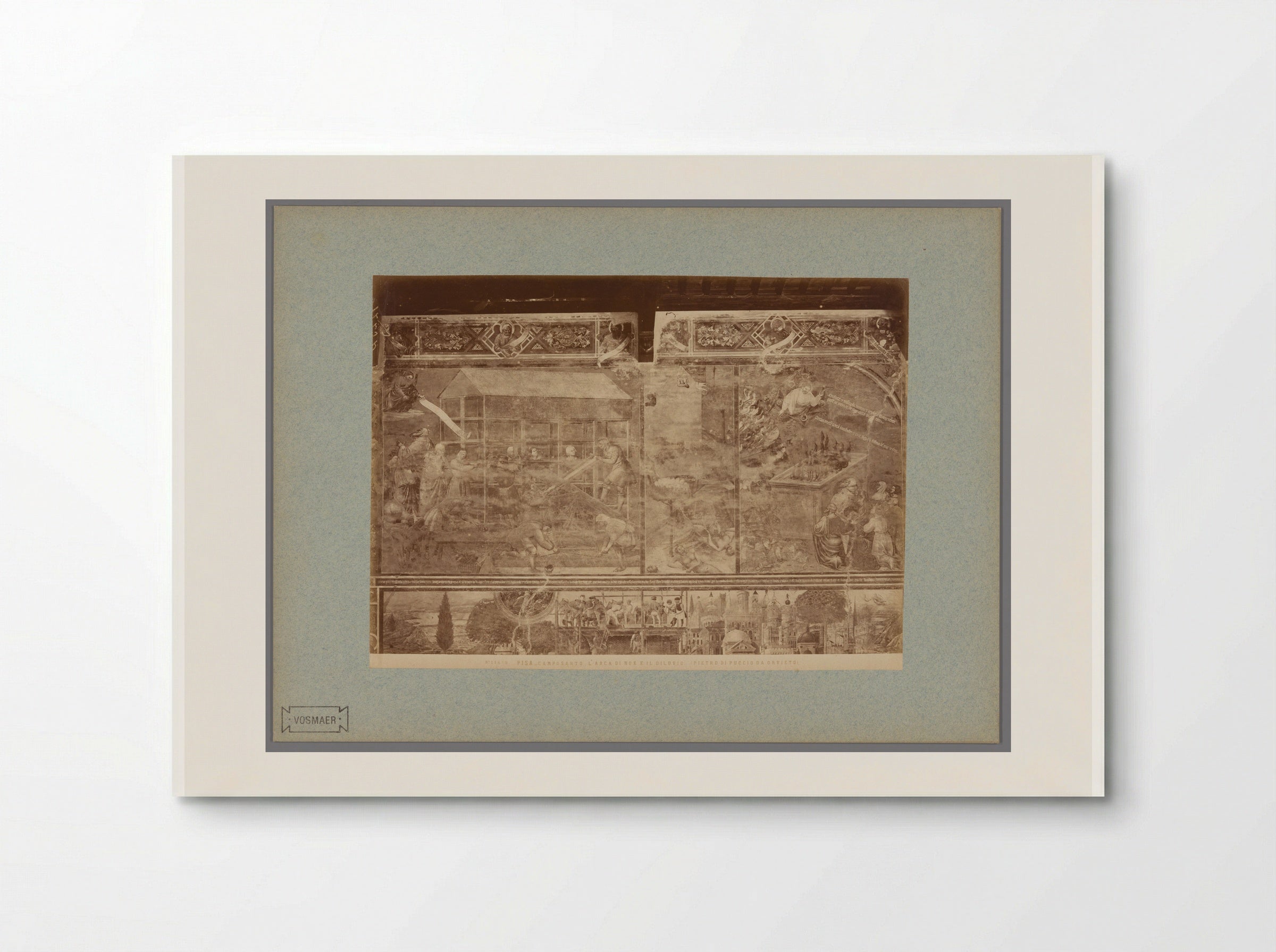 The Ark of Noah and the Flood (After Piero di Puccio) - Fratelli Alinari - Poster