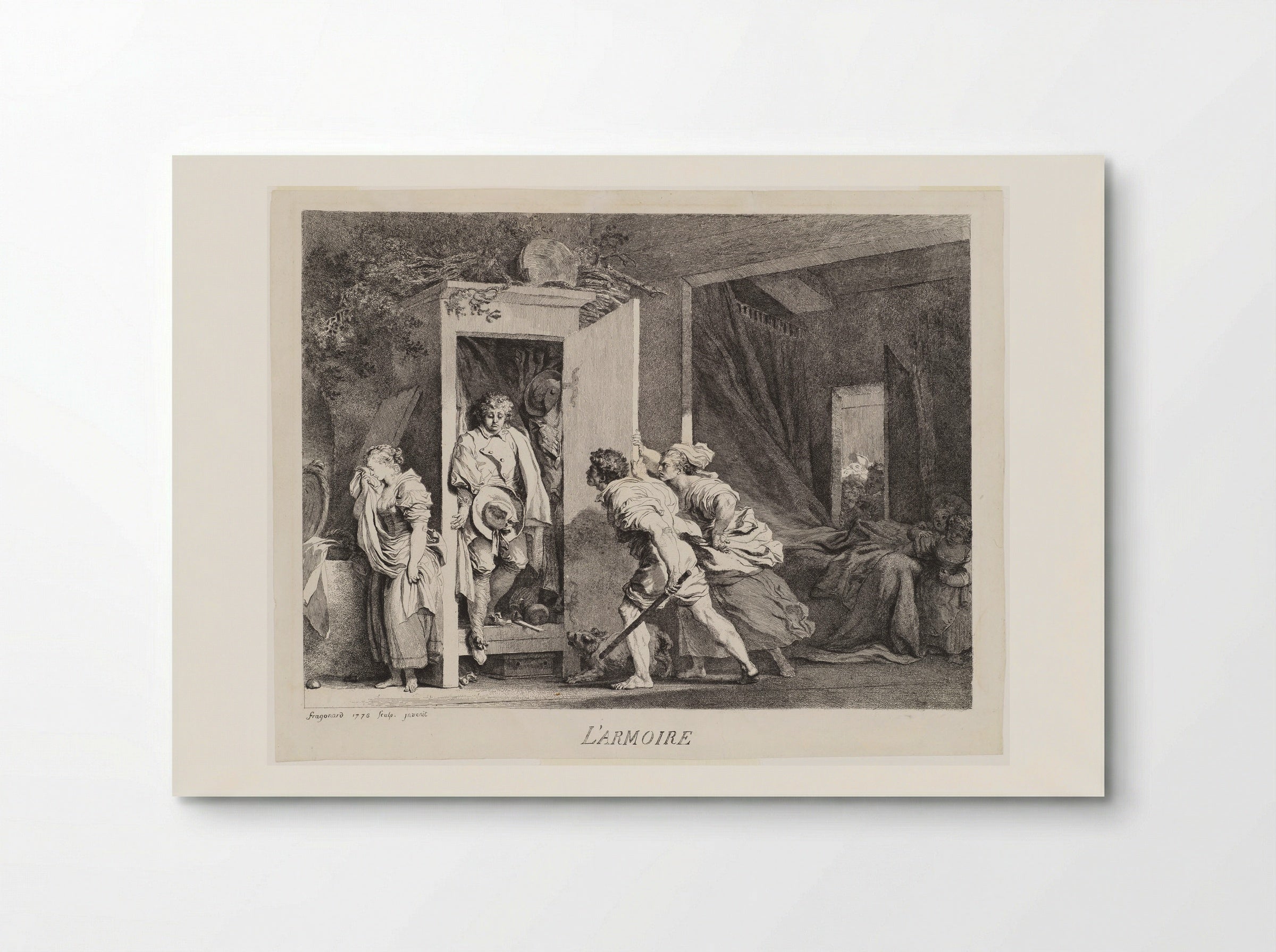 The Armoire - Jean-Honoré Fragonard - Poster