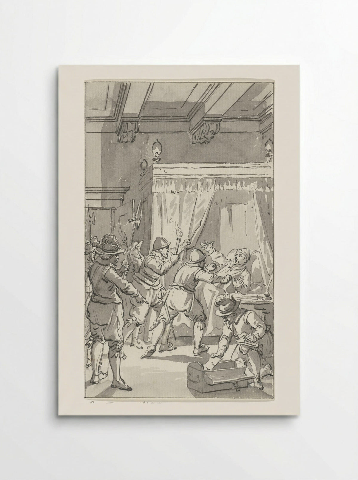 The Arrest of Paulus Buis, Pensionary of Utrecht, 19 July 1586 - Jacobus Buys - Poster