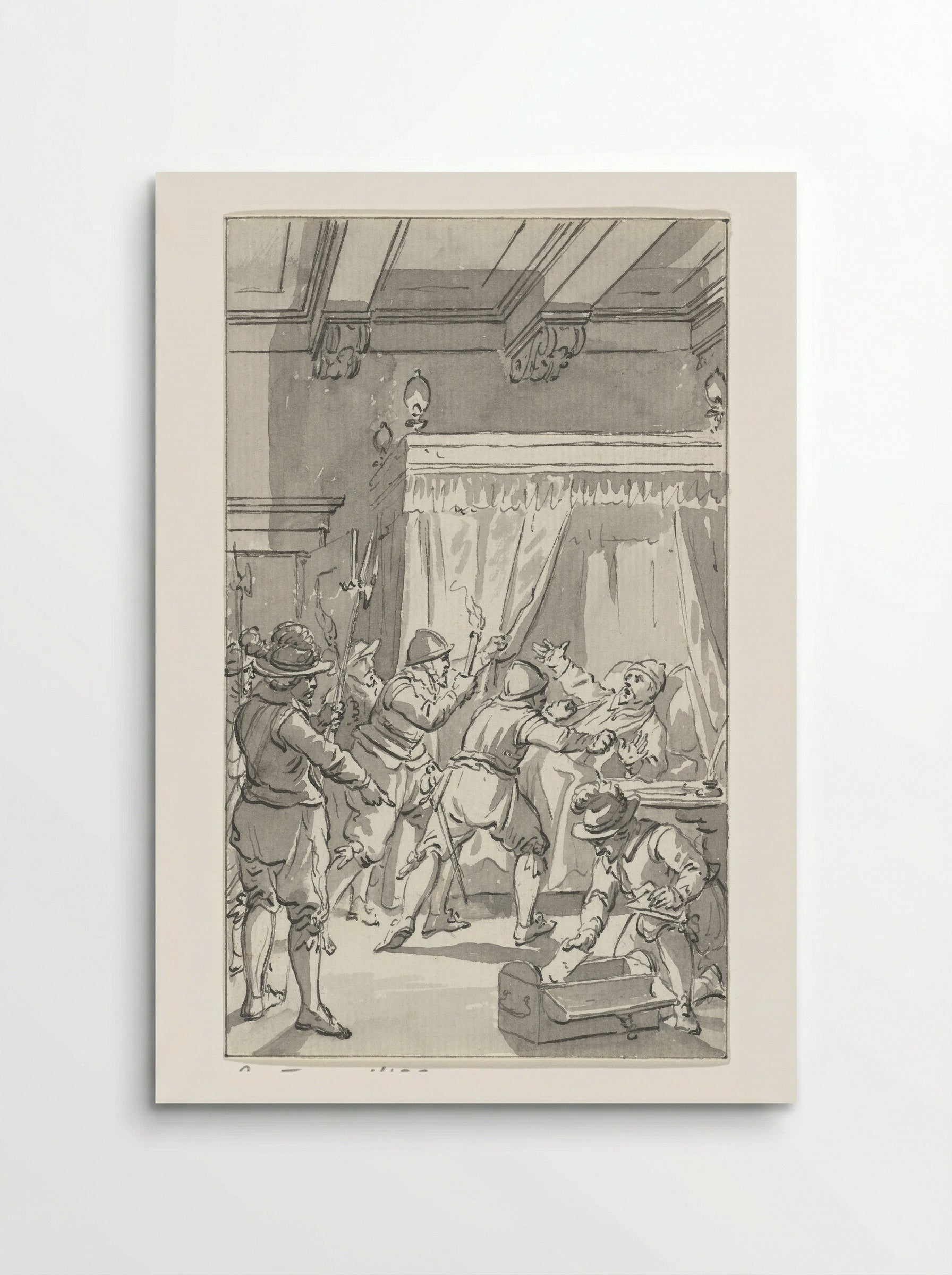 The Arrest of Paulus Buis, Pensionary of Utrecht, 19 July 1586 - Jacobus Buys - Poster