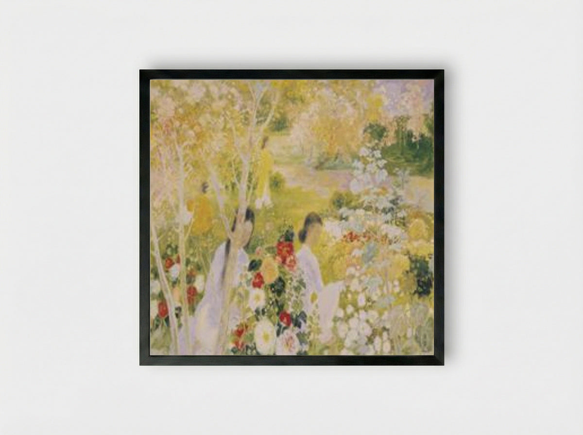 The Arrival of Summer - Le Pho - Framed Print Black