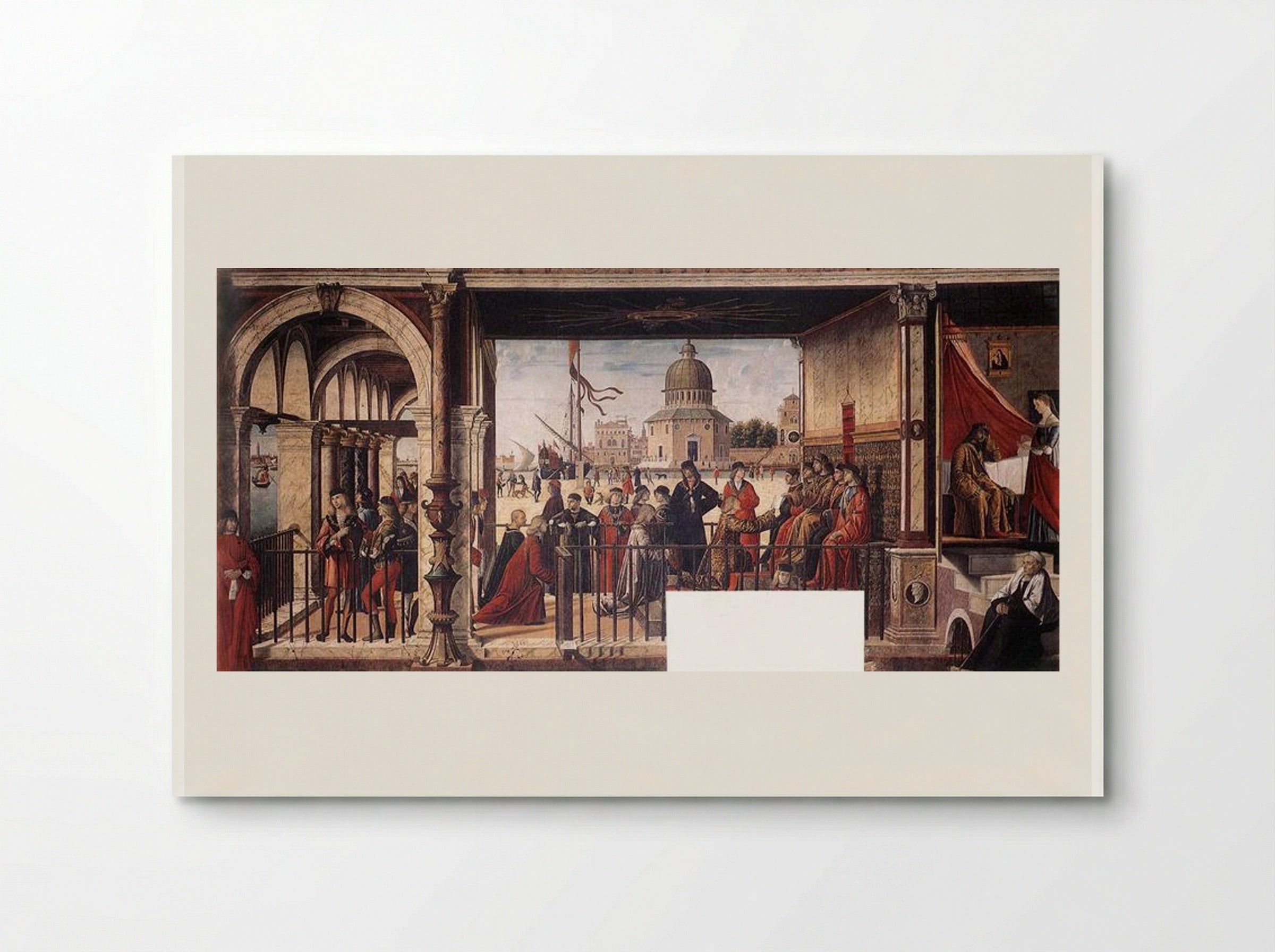 The Arrival of the English Ambassadors - Vittore Carpaccio - Poster