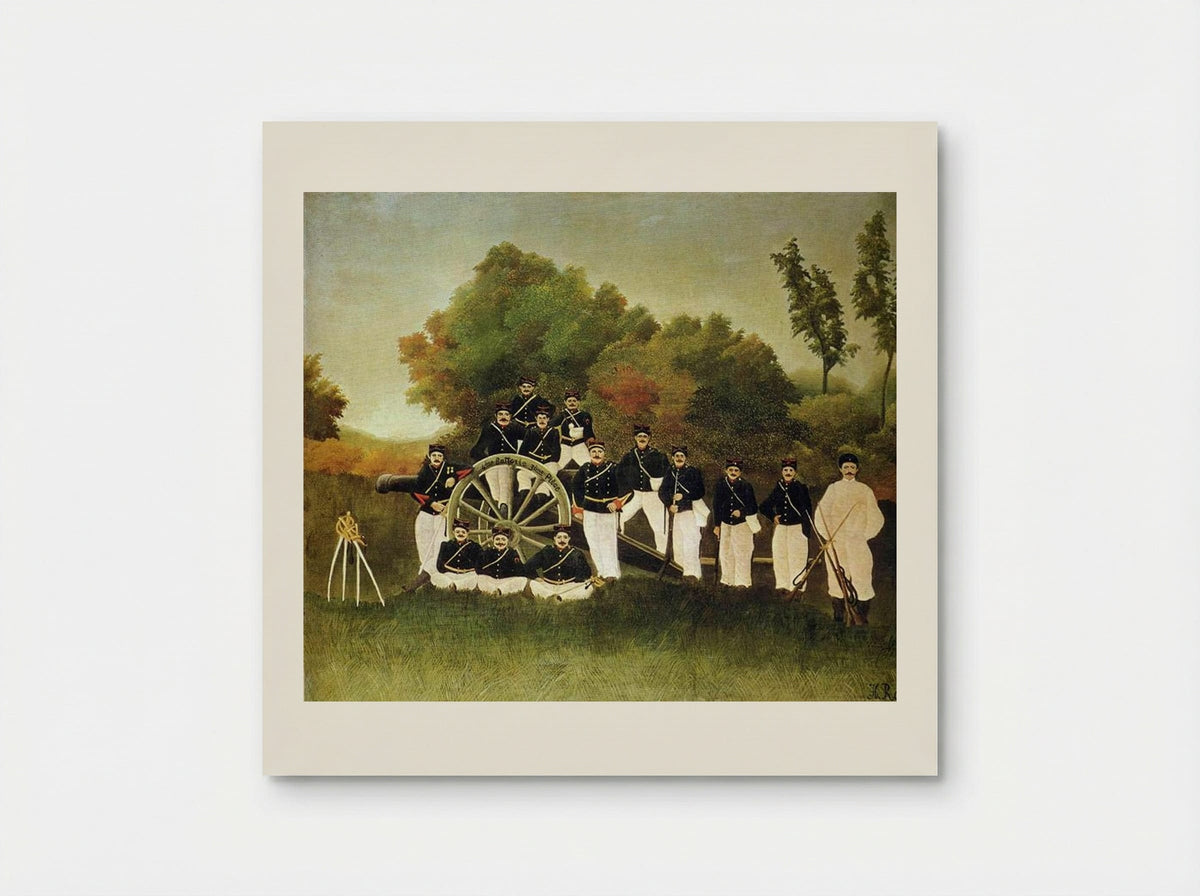 The Artillerymen - Henri Rousseau - Poster