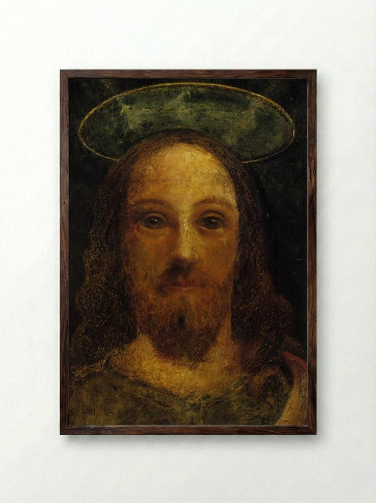 The Artist as Christ - Samuel Palmer - Framed Print Dark Wood