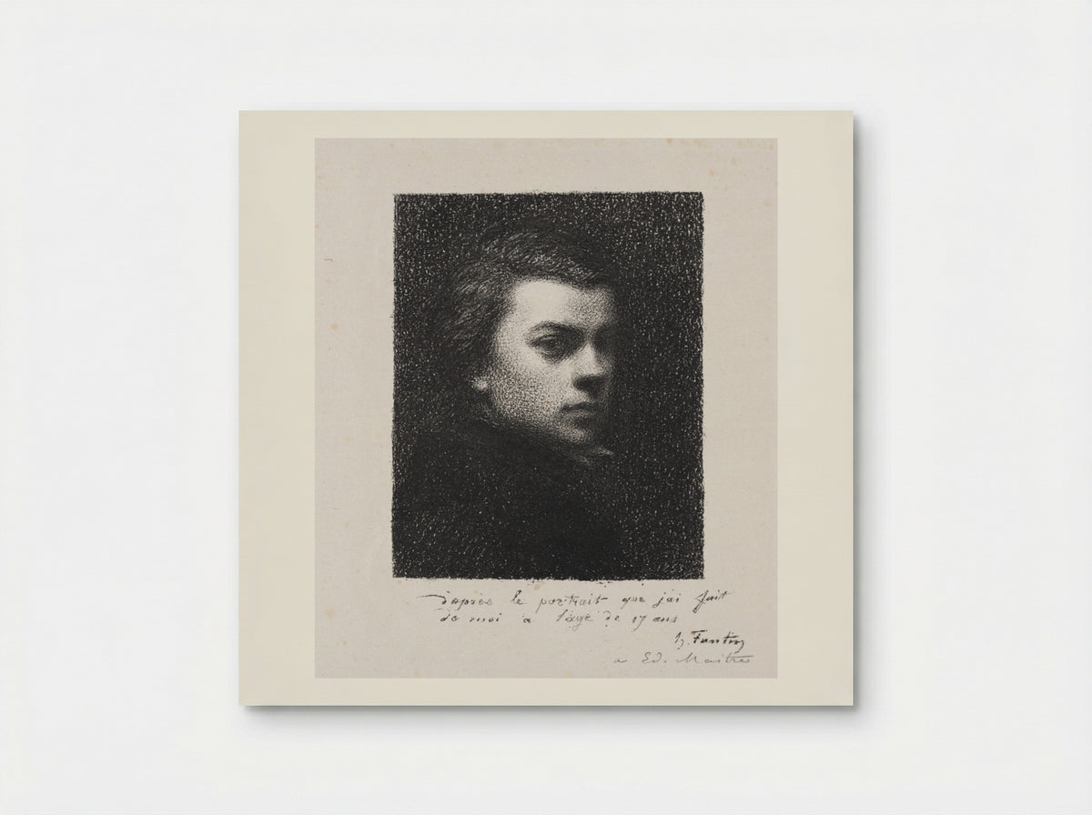 The Artist at 17 Years - Henri Fantin-Latour - Poster