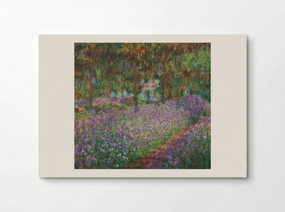 The Artist's Garden at Giverny - Claude Monet - Poster