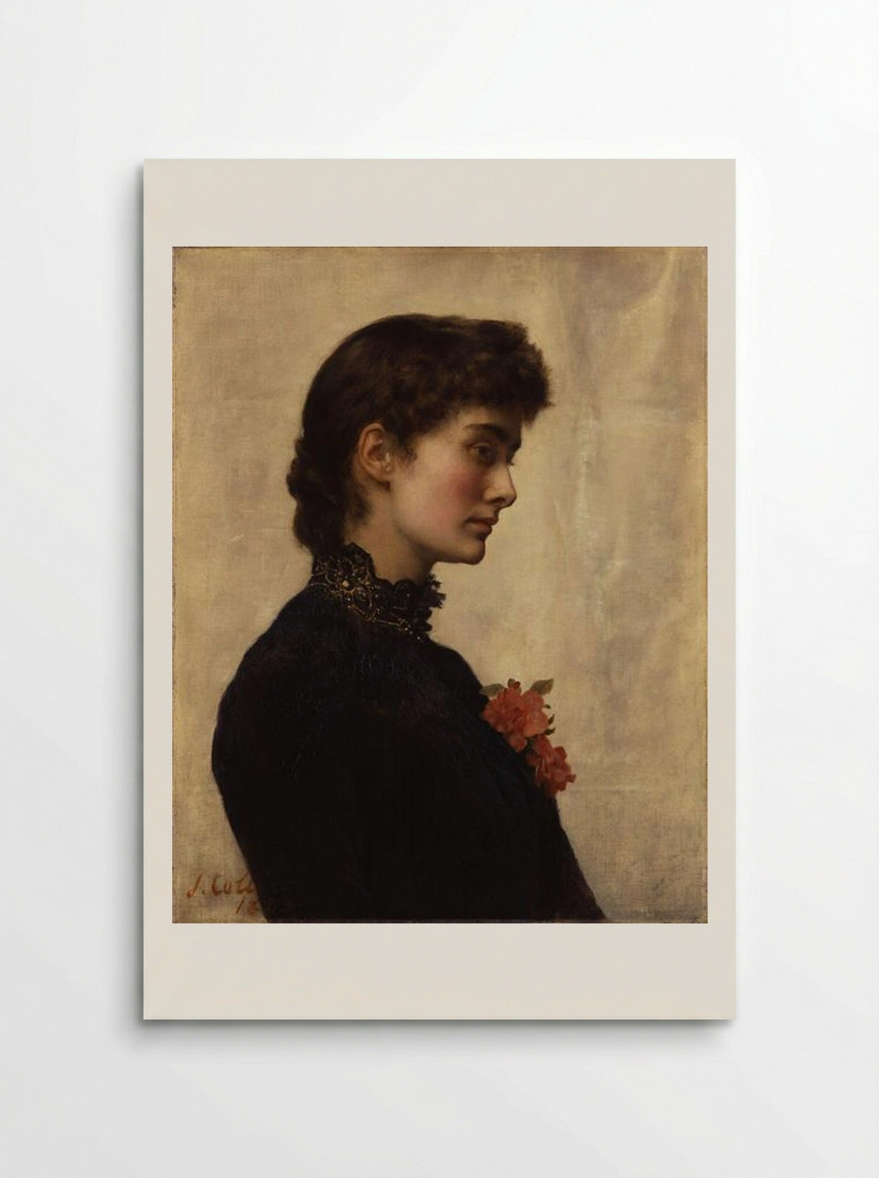 The Artist's Wife, Marion Collier (née Huxley) - John Collier - Poster