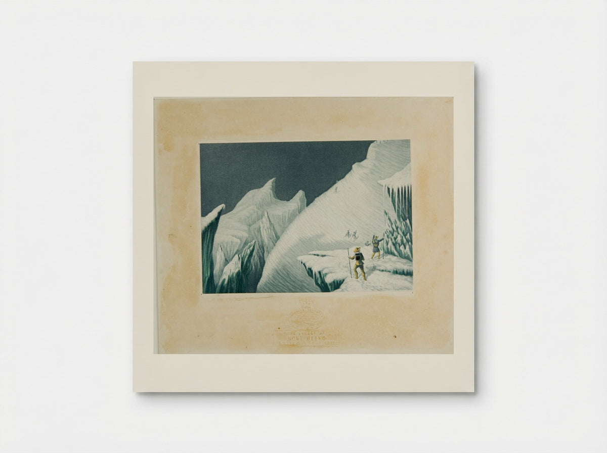 The Ascent of Mont Blanc: The Mur de la Côte - George Baxter - Poster