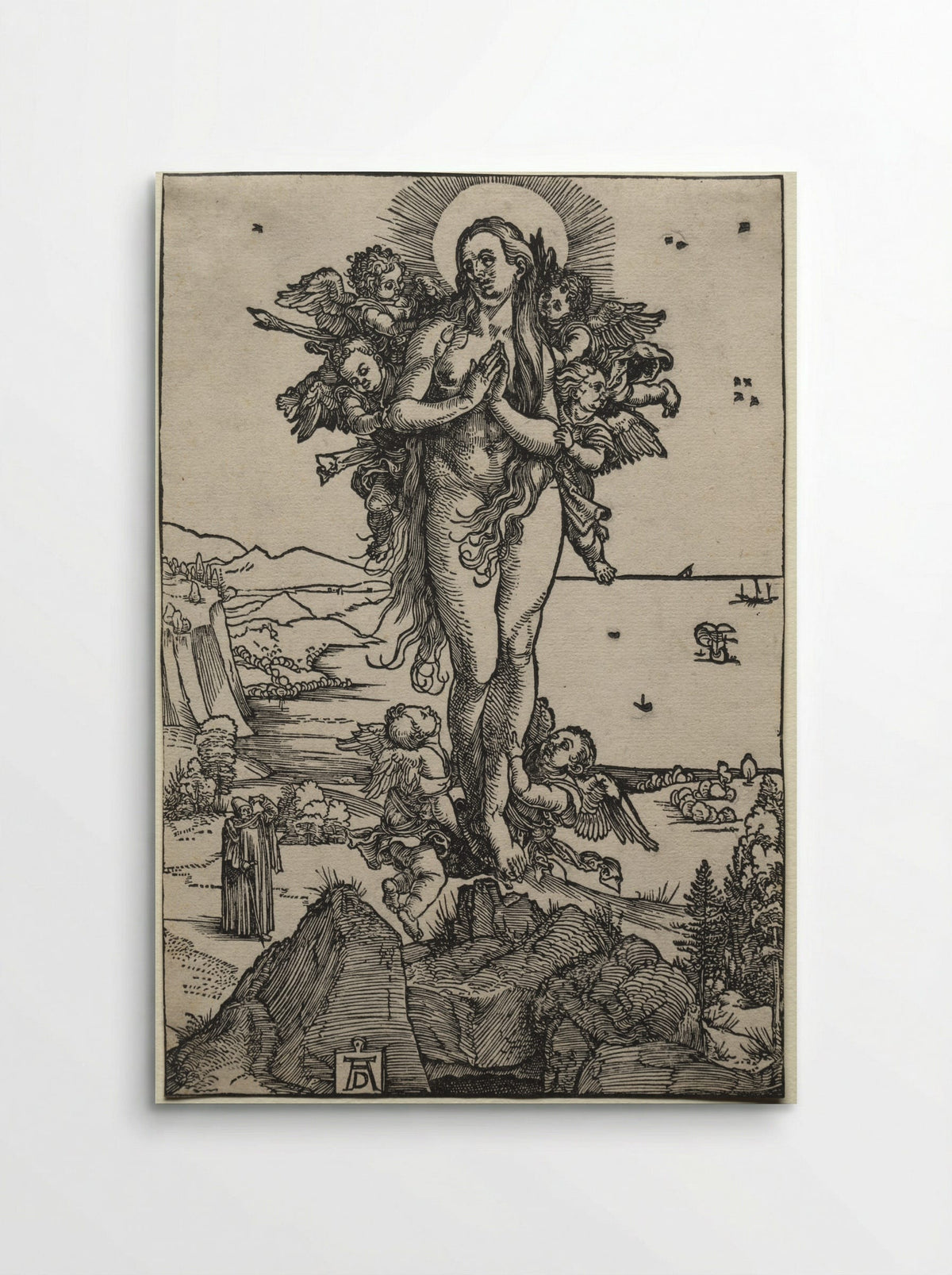 The Assumption of Mary Magdalene - Albrecht Dürer - Poster