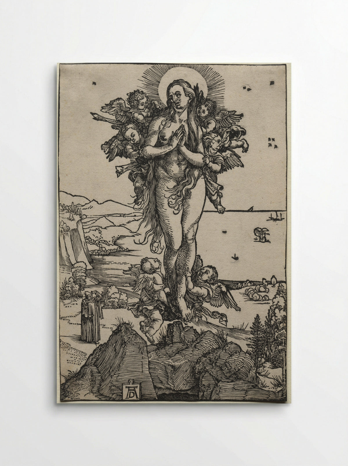 The Assumption of Mary Magdalene - Albrecht Dürer - Poster