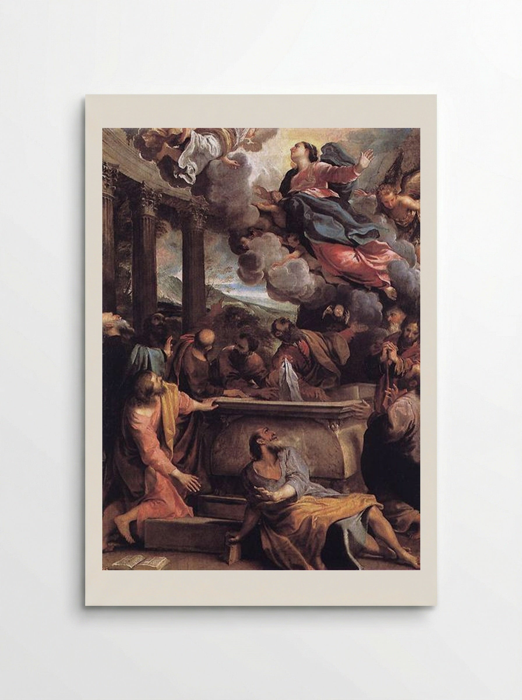 The Assumption of the Virgin - Annibale Carracci - Poster