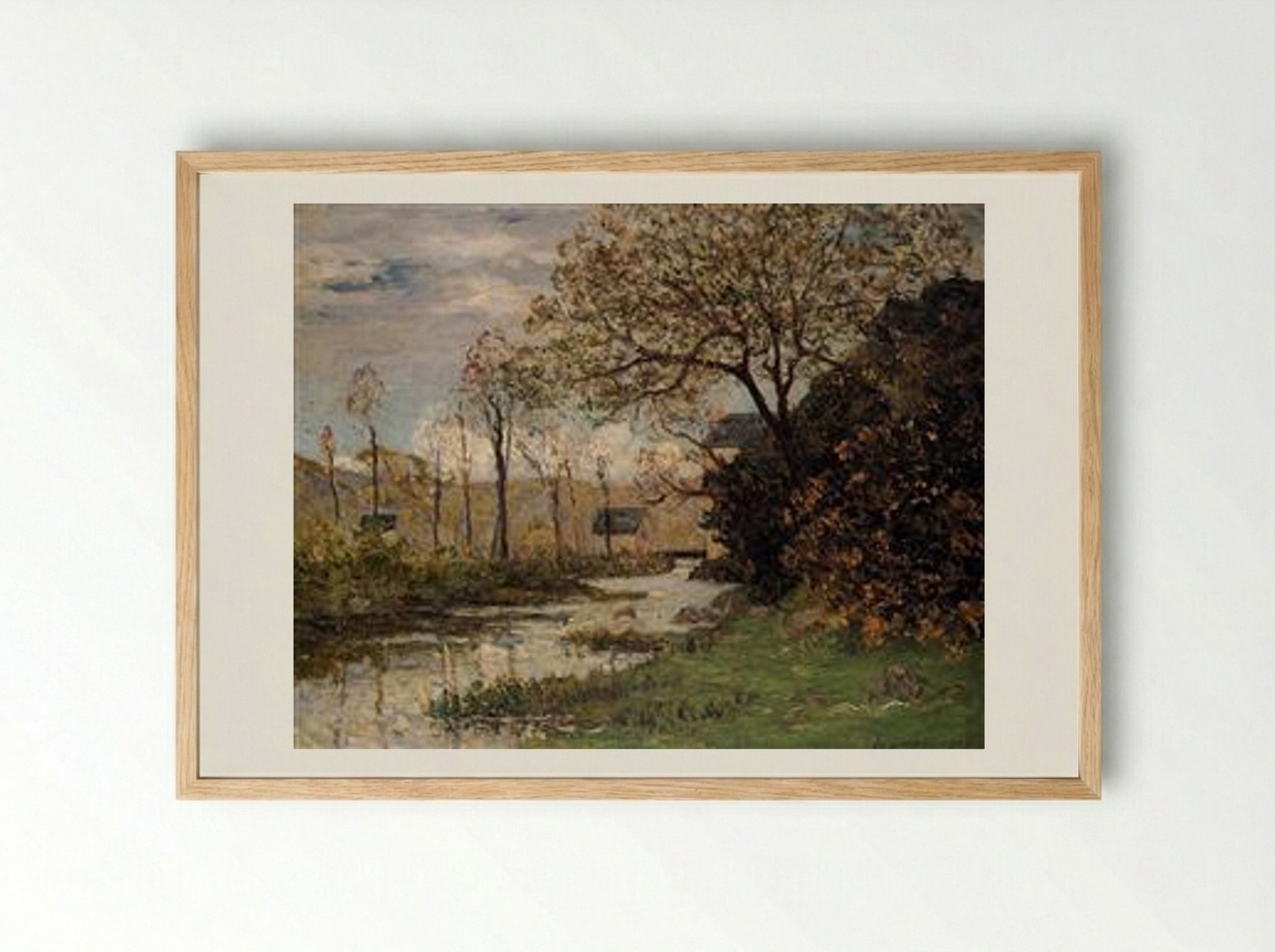 The Auray River - Maxime Maufra - Framed Print Wood