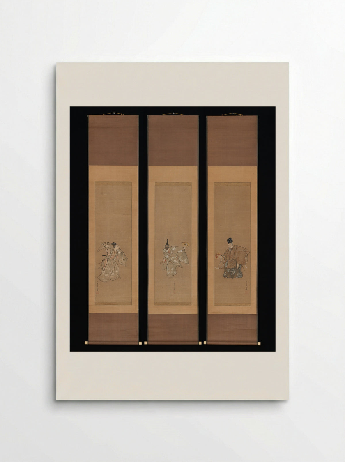 The Auspicious Noh Dance Okina - Toriyama Sekien - Poster