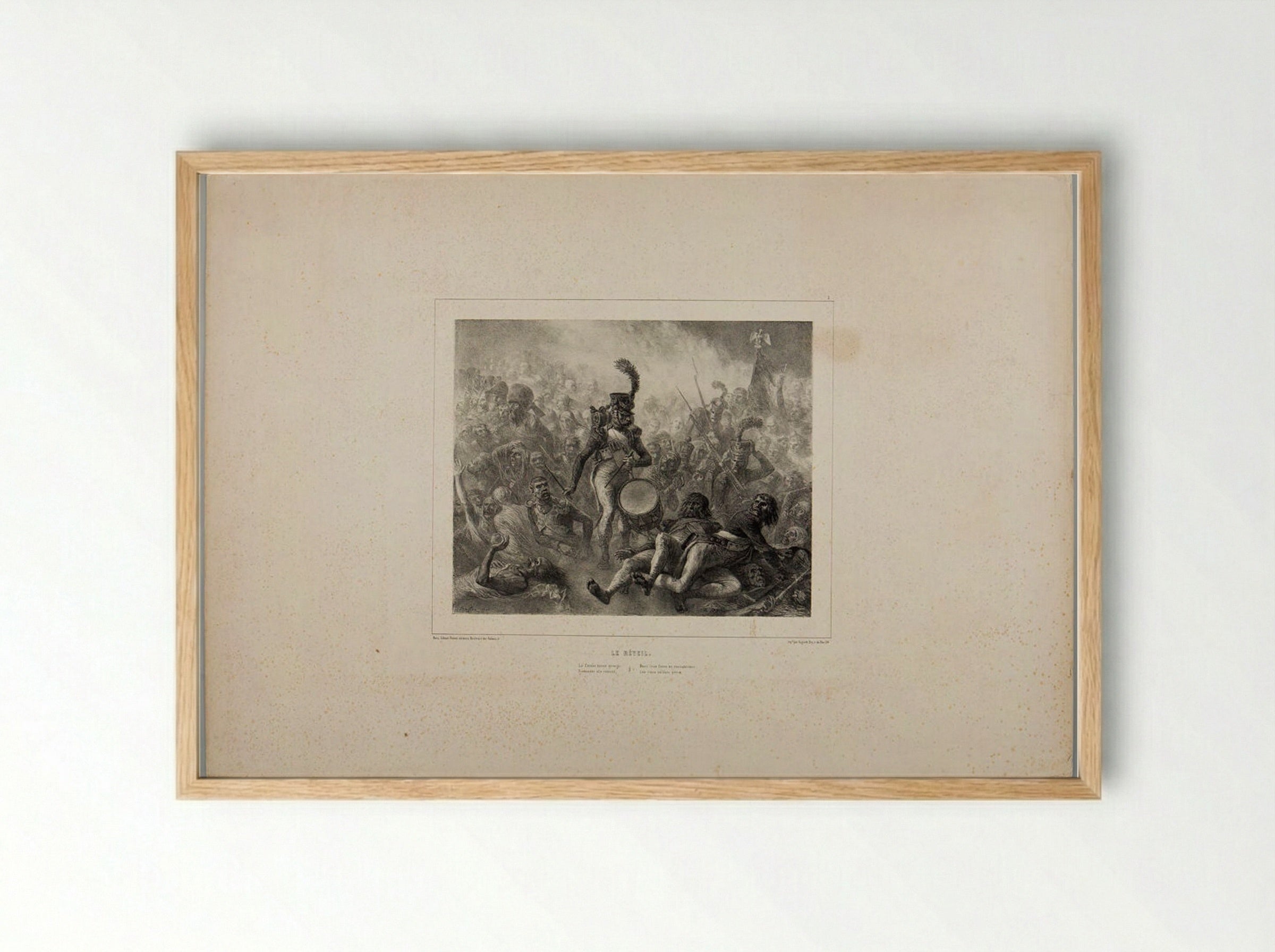 The Awakening - Denis-Auguste-Marie Raffet - Framed Print Wood
