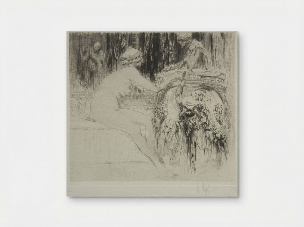 The Bacchante and the Young Faun - William Walcot - Poster